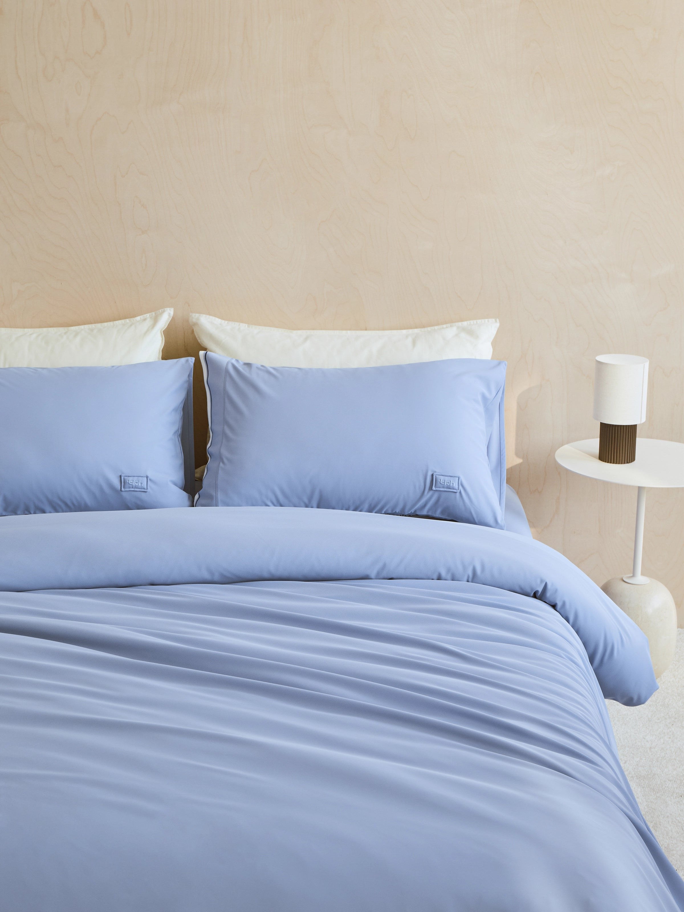 Air-Knit Cooling Jacquard Bedding Set – Sea Breeze Blue