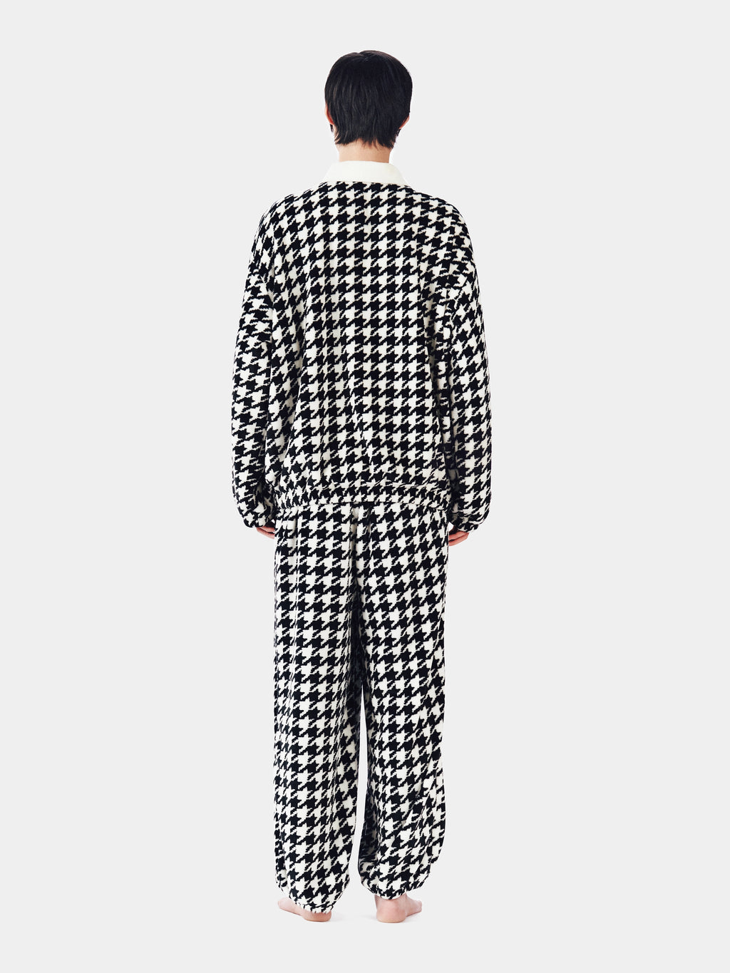 "Dear Daniel" Flannel Loungewear Set Houndstooth