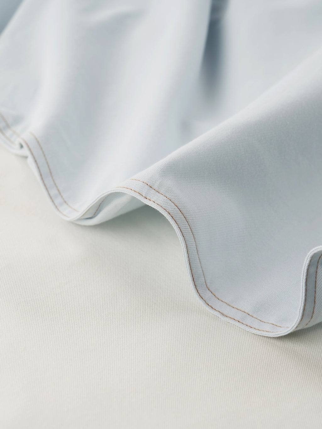 Denim Cotton Pieced Duvet Bedding Set – Blue & White Denim