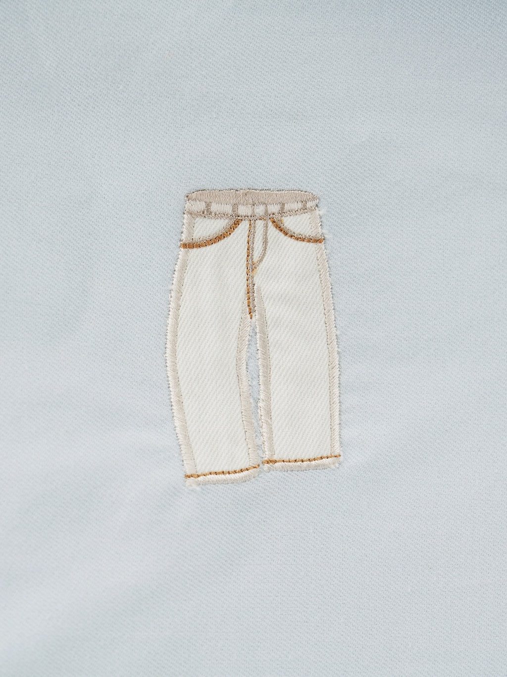 Denim Cotton Pieced Duvet Bedding Set – Blue & White Denim
