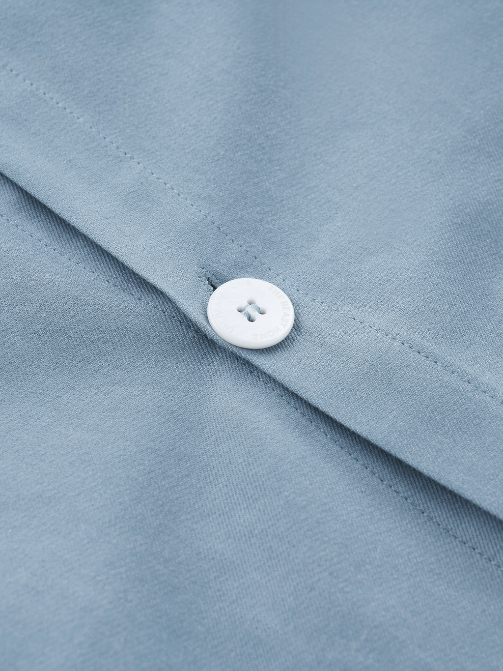 Denim Cotton Pieced Duvet Bedding Set – Dark Denim Blue