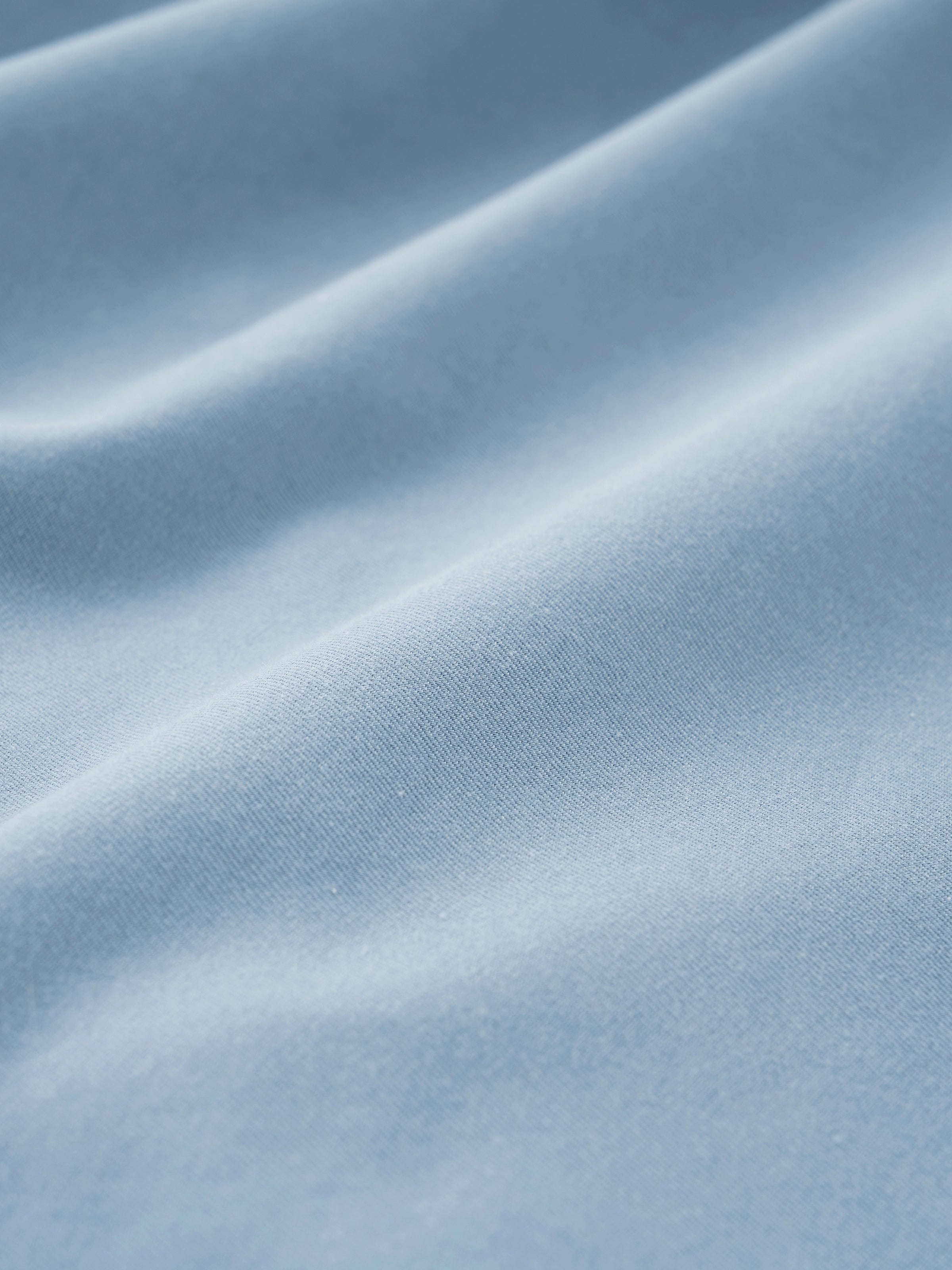 Denim Cotton Pieced Duvet Bedding Set – Dark Denim Blue