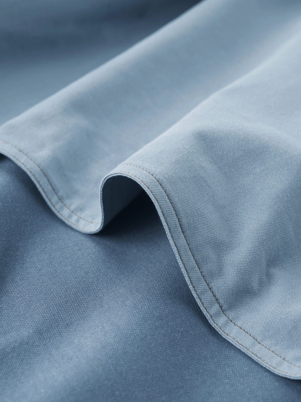 Denim Cotton Pieced Duvet Bedding Set – Dark Denim Blue