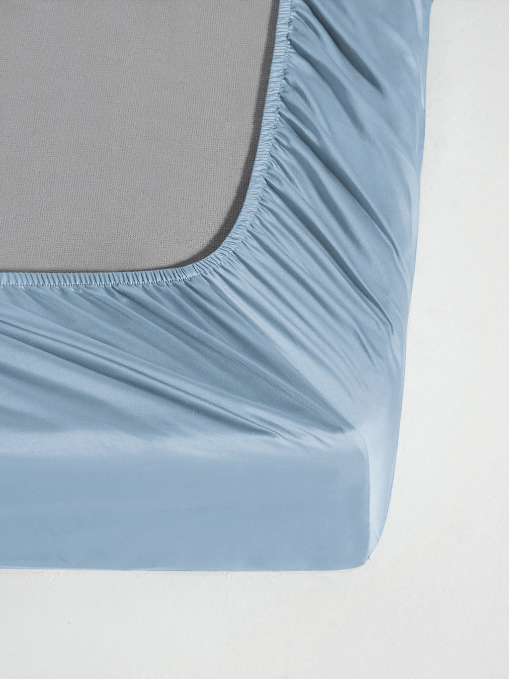 Denim Cotton Pieced Duvet Bedding Set – Dark Denim Blue