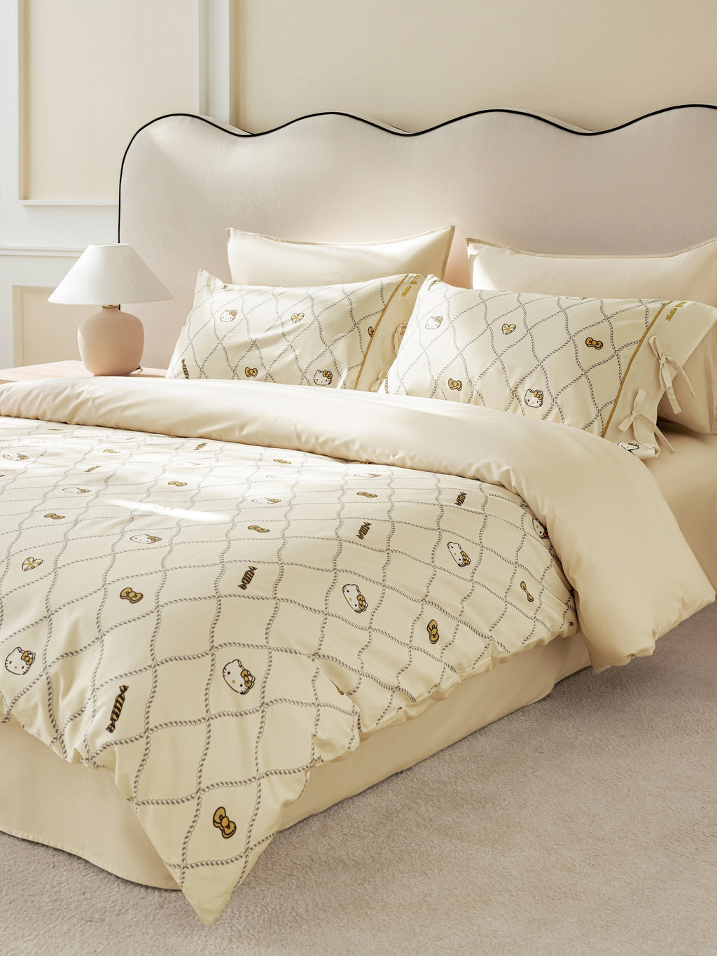 "Hello Kitty" Cotton Sateen Bedding Set – Candy House