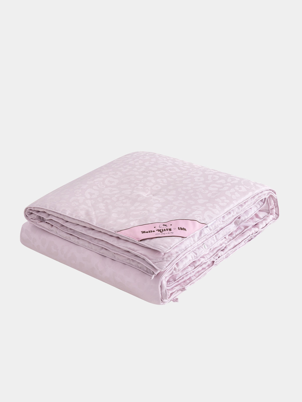"Hello Kitty" Tencel™ Cotton Jacquard Silk Filled All-Season Quilt – Pink Leopard