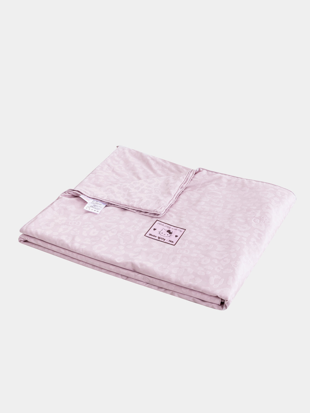 "Hello Kitty" Tencel™ Cotton Jacquard Silk Filled Summer Quilt – Pink Leopard