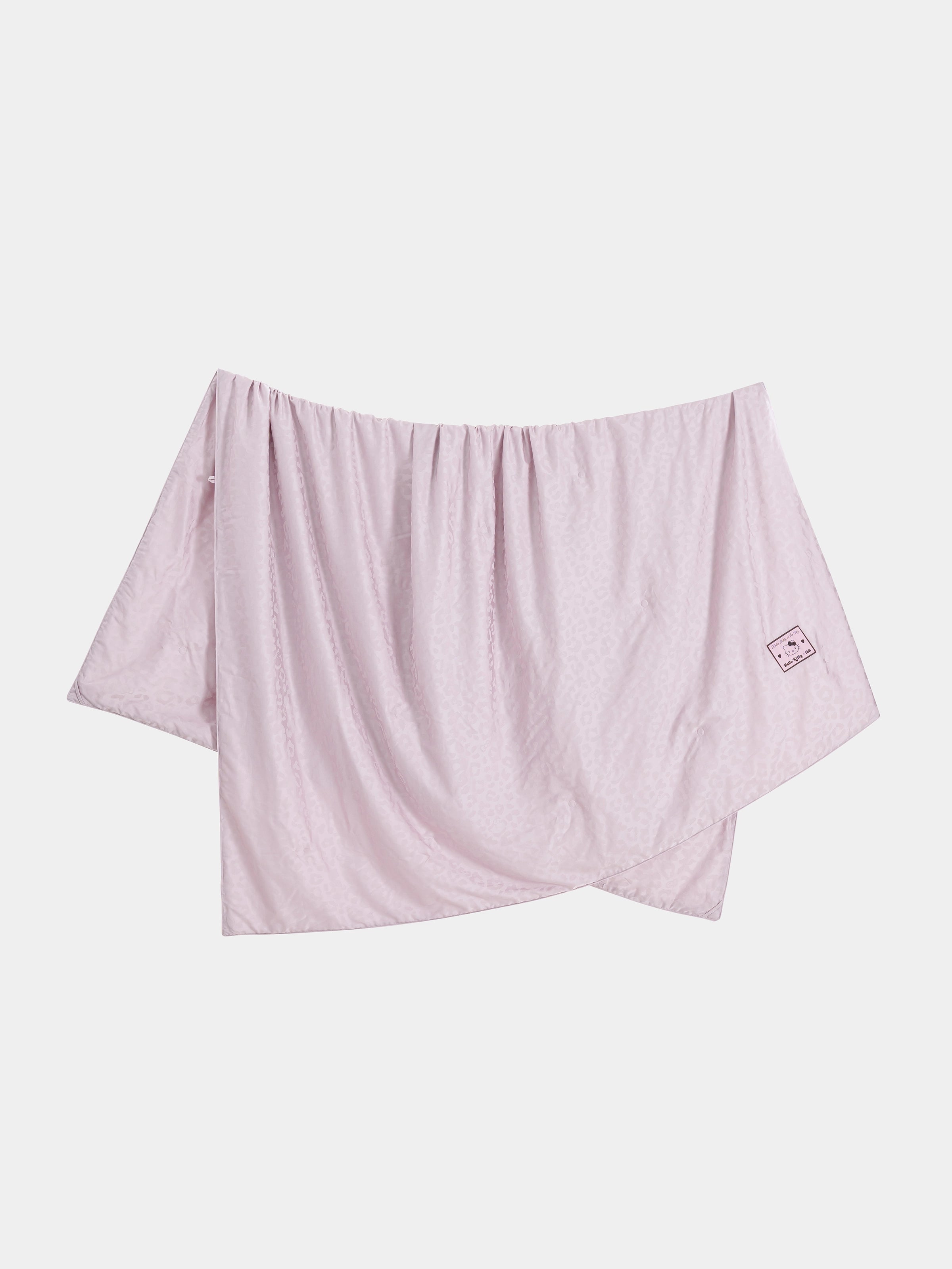 "Hello Kitty" Tencel™ Cotton Jacquard Silk Filled Summer Quilt – Pink Leopard