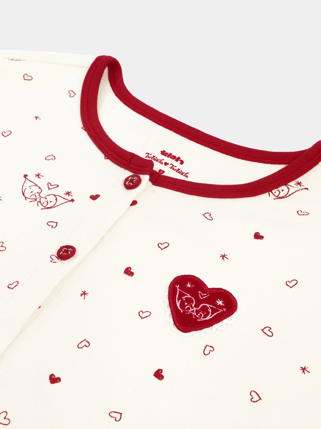 "tbh × TWINKLE TWINKLE" Knitted Cardigan Loungewear Set – Manuscript of Love