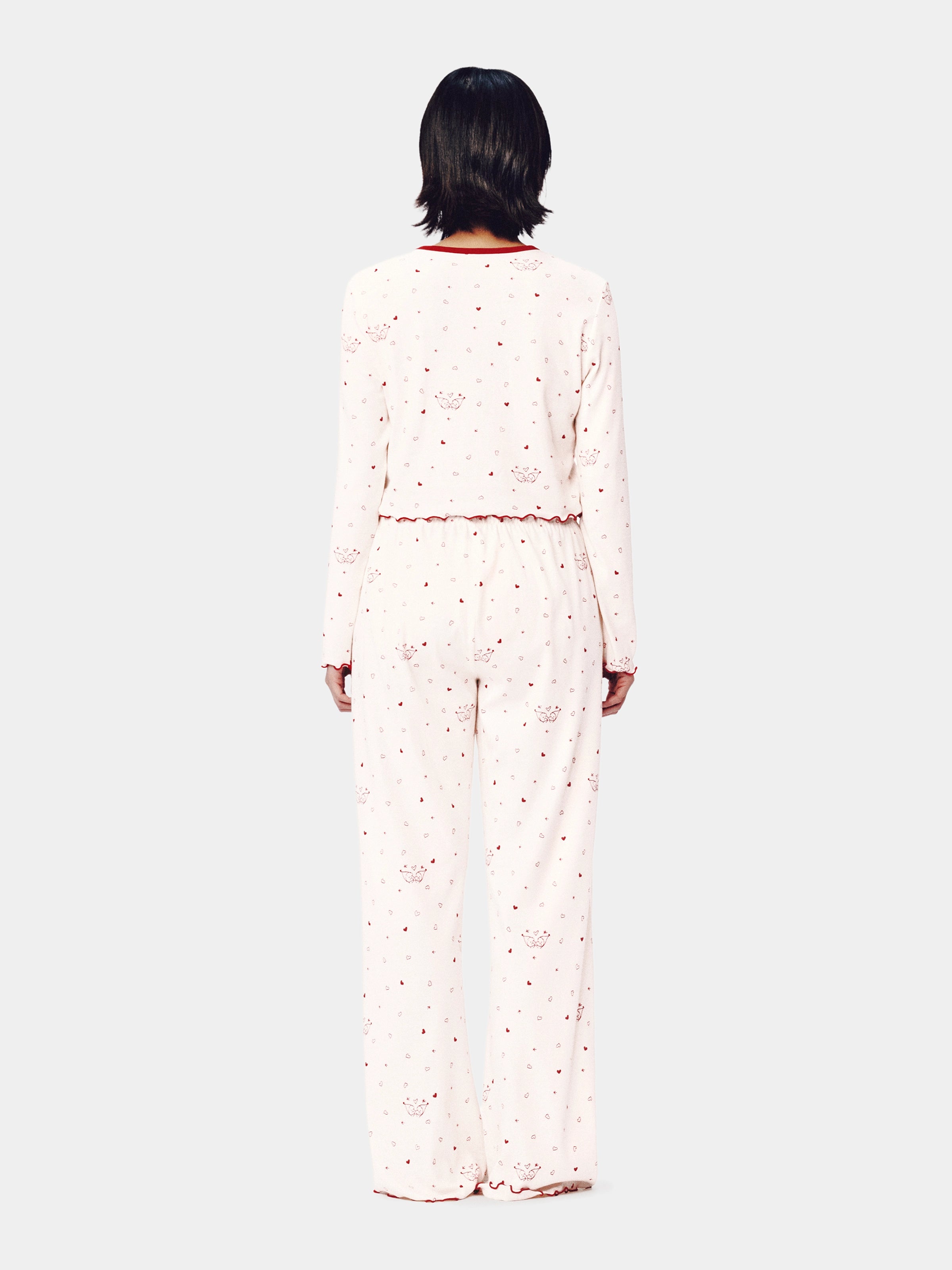 "tbh × TWINKLE TWINKLE" Knitted Cardigan Loungewear Set – Manuscript of Love