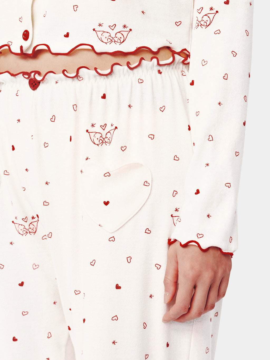 "tbh × TWINKLE TWINKLE" Knitted Cardigan Loungewear Set – Manuscript of Love