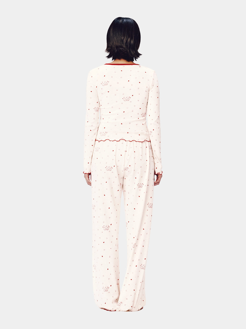 "tbh × TWINKLE TWINKLE" Knitted Loungewear Set – Manuscript of Love