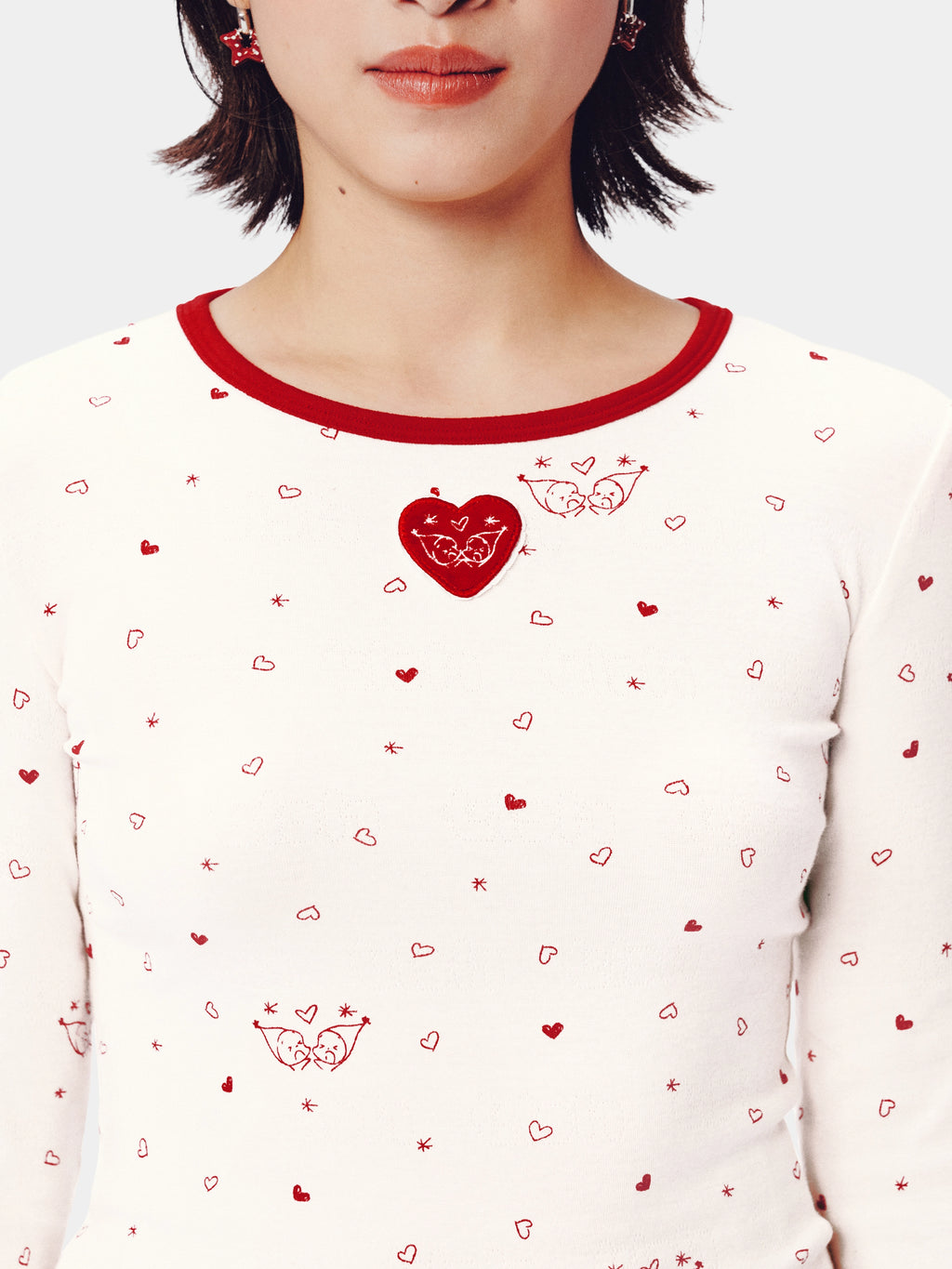 "tbh × TWINKLE TWINKLE" Knitted Loungewear Set – Manuscript of Love