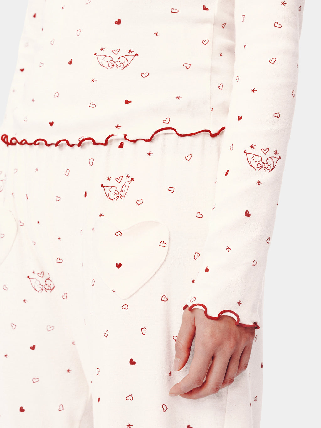"tbh × TWINKLE TWINKLE" Knitted Loungewear Set – Manuscript of Love