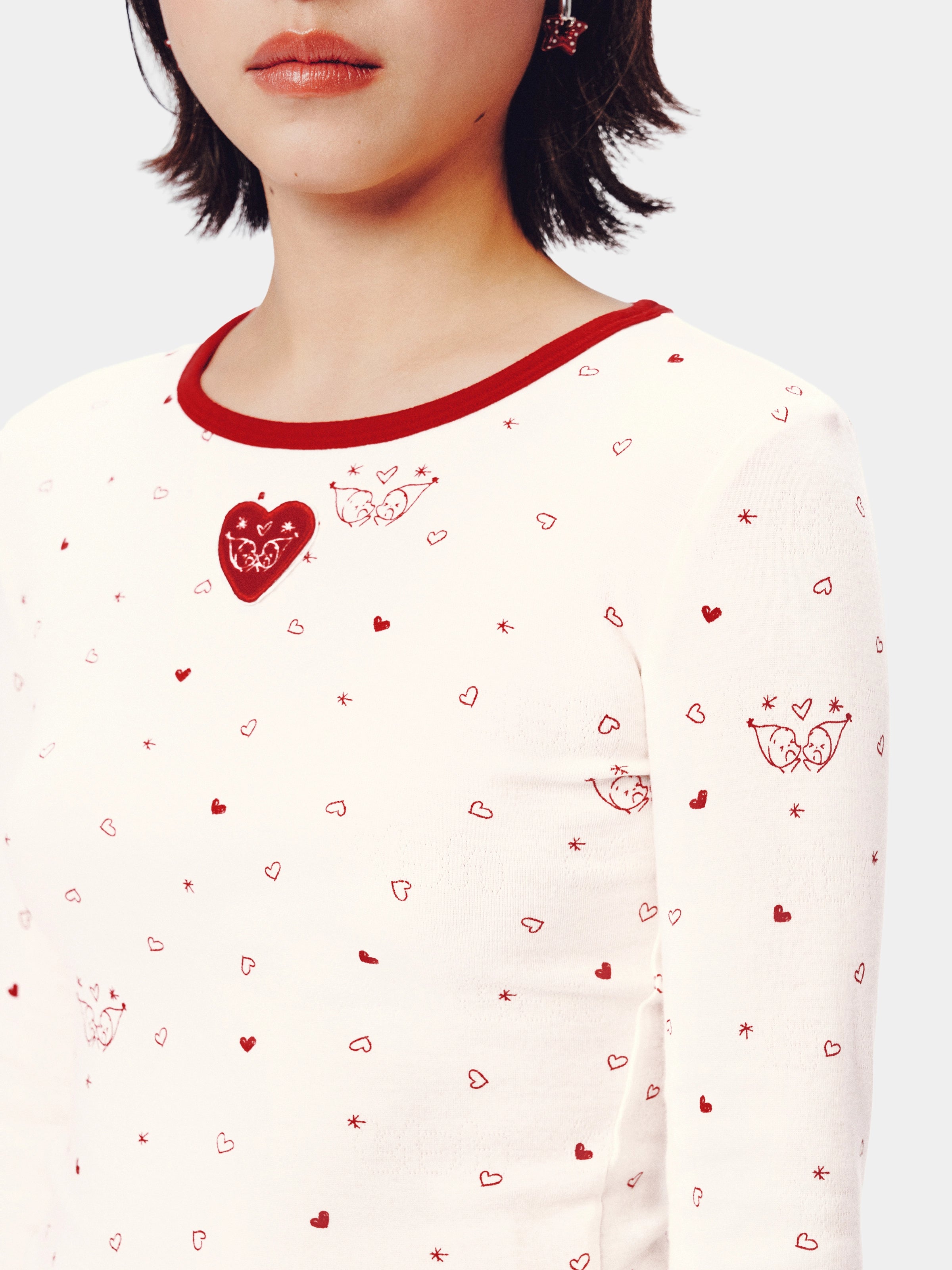 "tbh × TWINKLE TWINKLE" Knitted Loungewear Set – Manuscript of Love