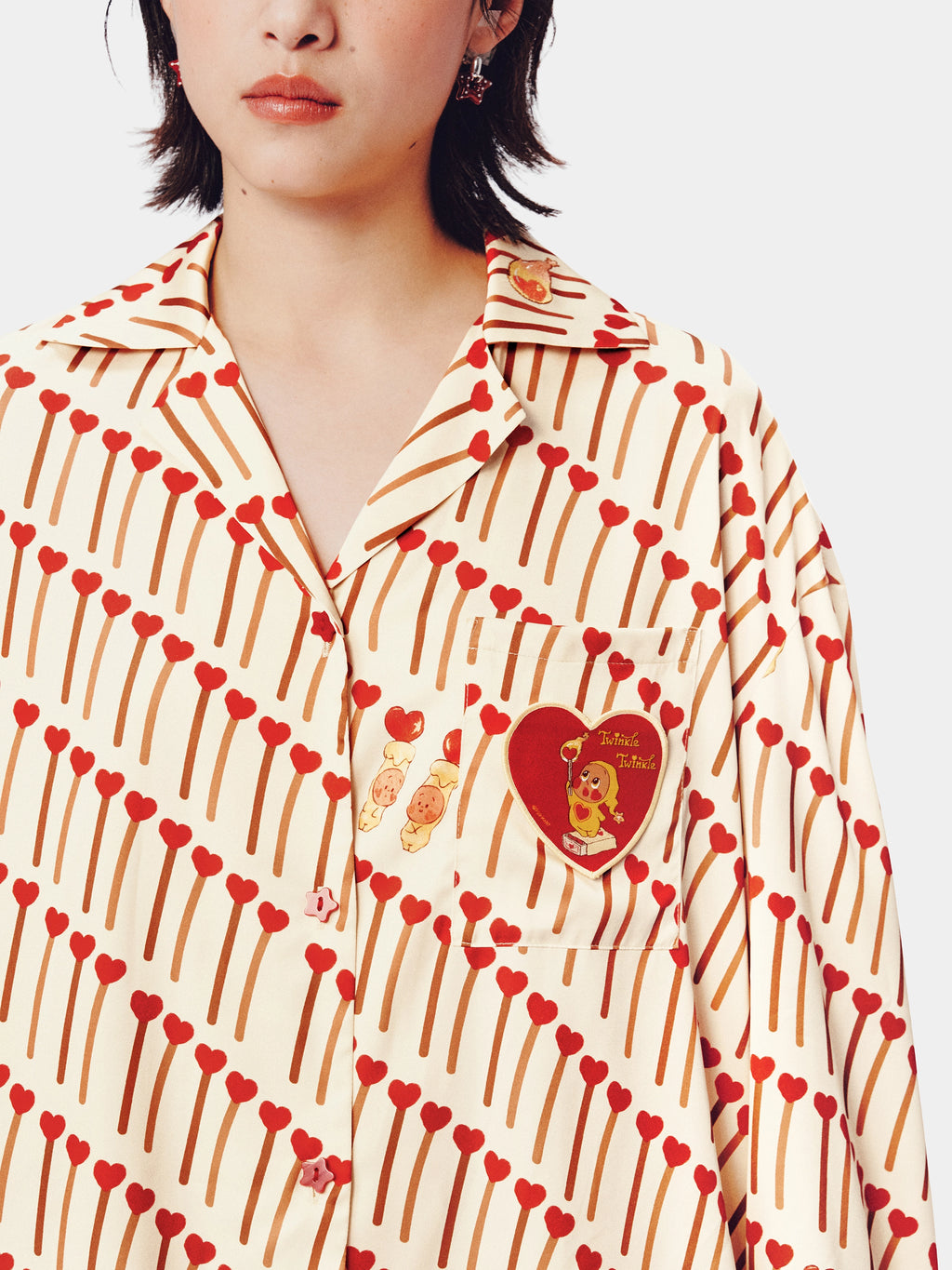 "tbh × TWINKLE TWINKLE" Satin Loungewear Set – The Perfect Match