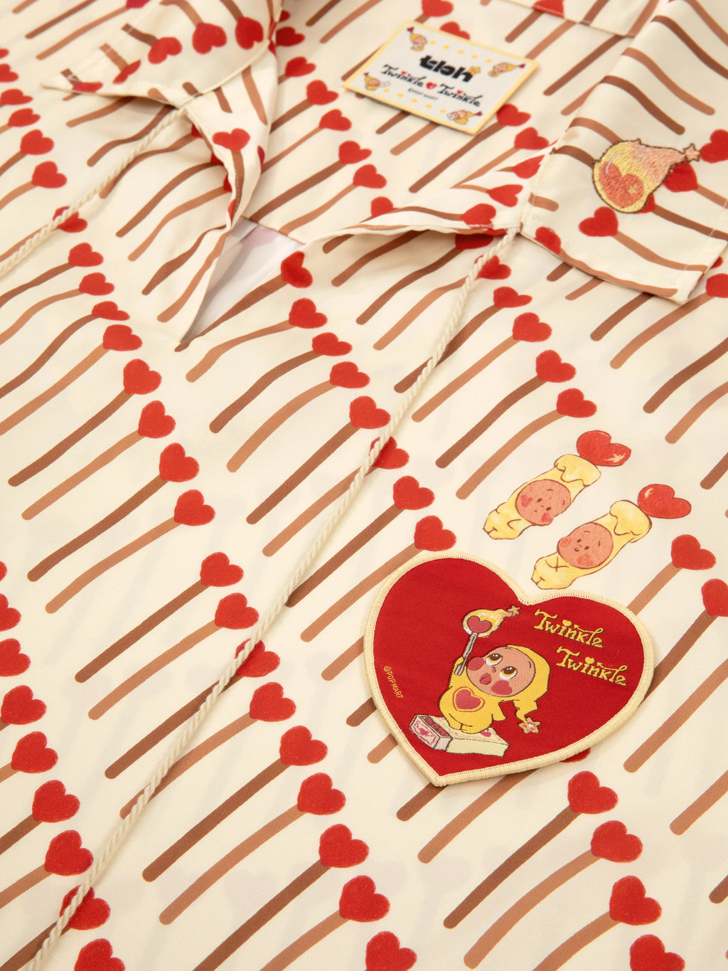 "tbh × TWINKLE TWINKLE" Satin Nightgown – The Perfect Match