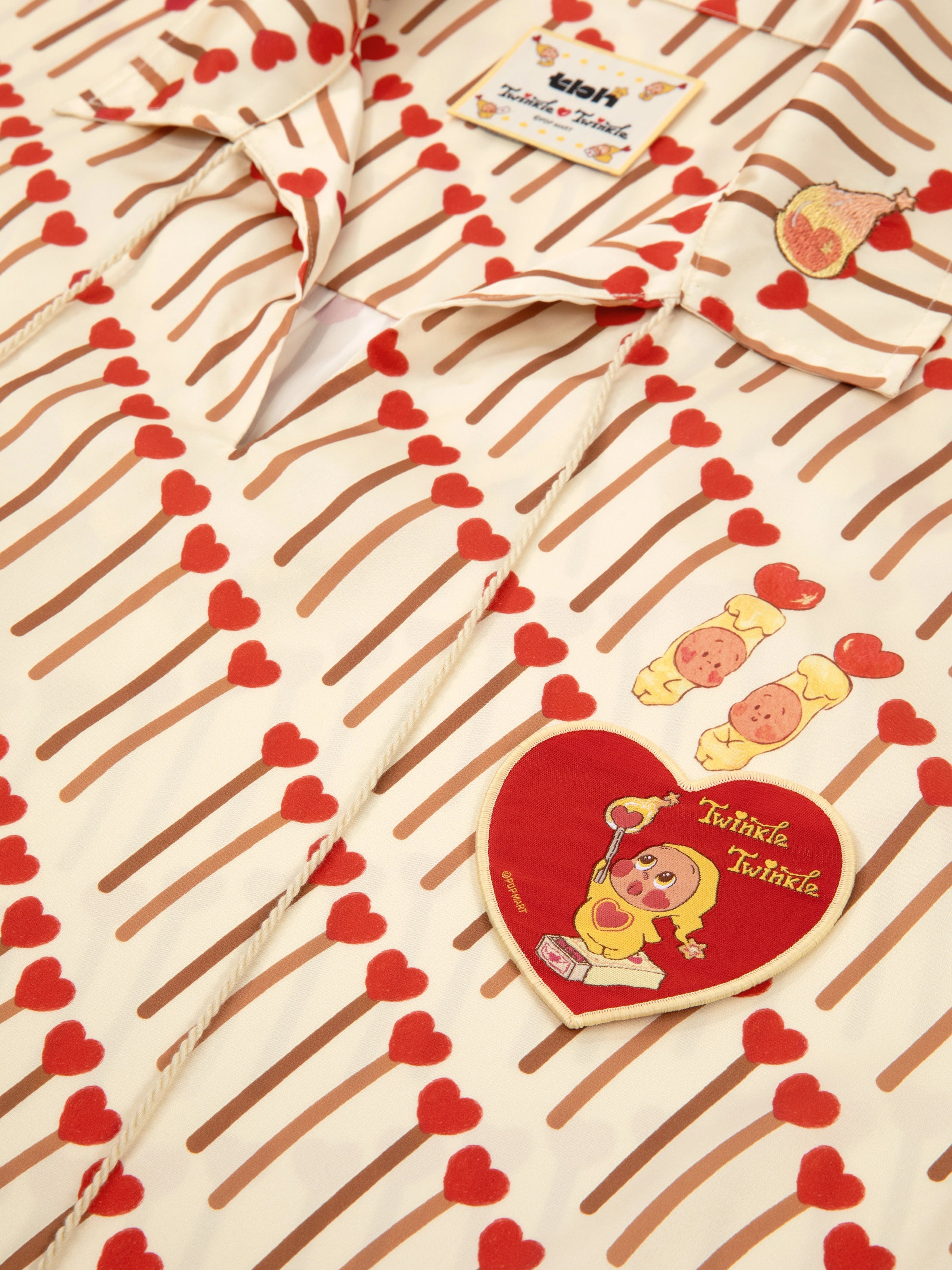 "tbh × TWINKLE TWINKLE" Satin Nightgown – The Perfect Match