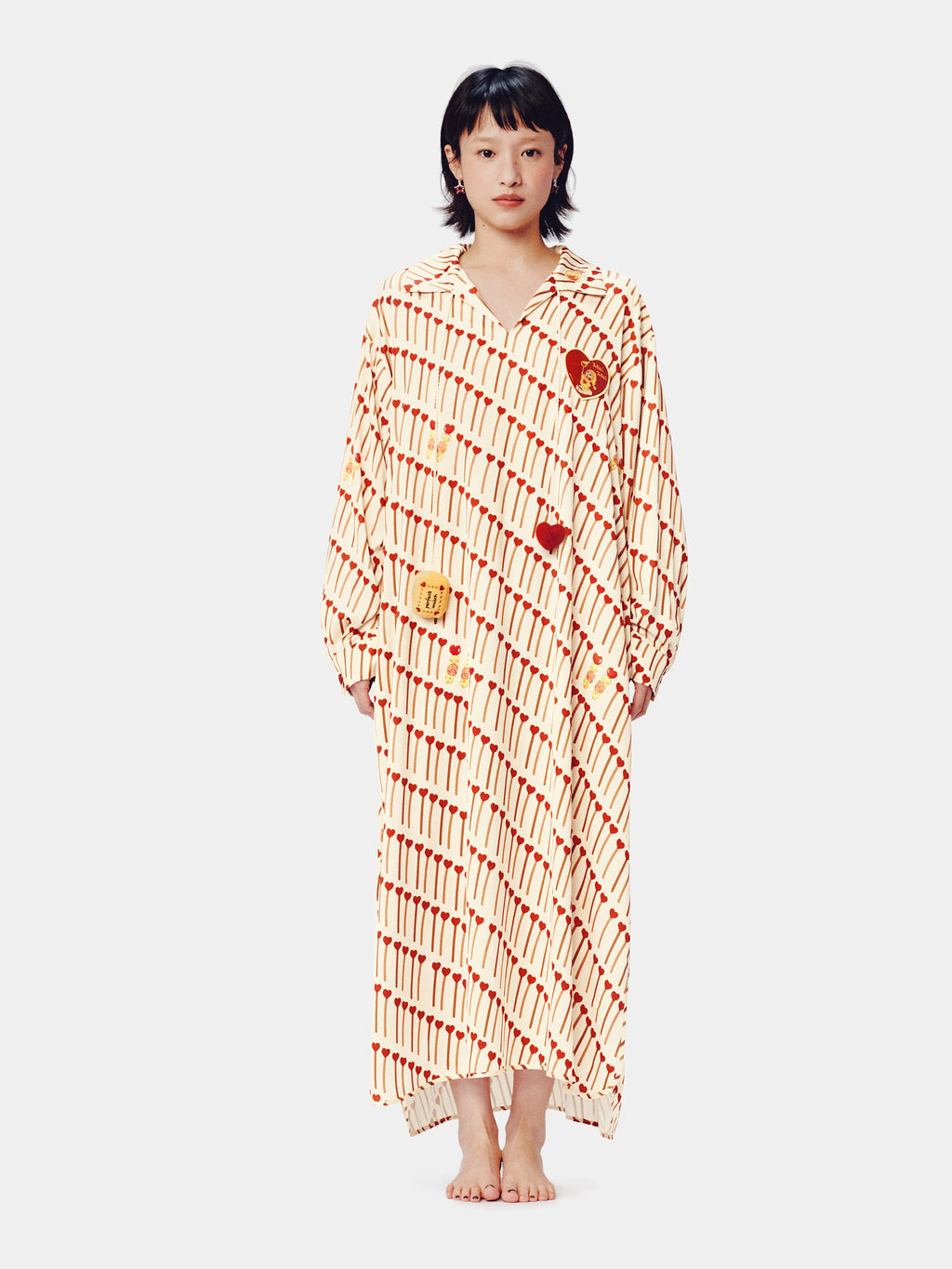 "tbh × TWINKLE TWINKLE" Satin Nightgown – The Perfect Match
