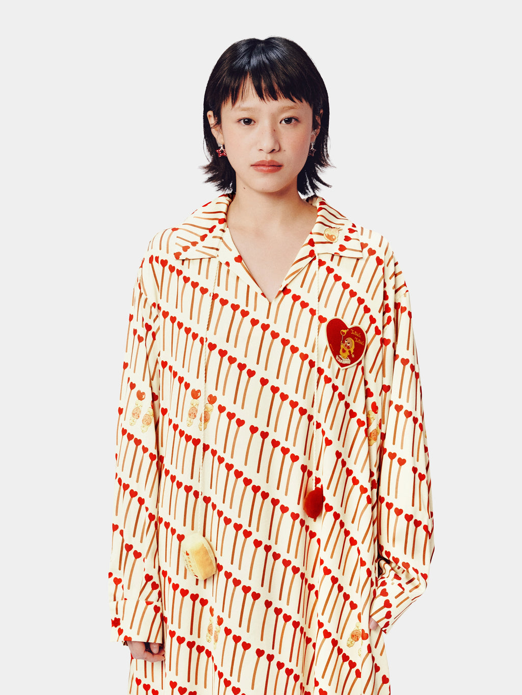 "tbh × TWINKLE TWINKLE" Satin Nightgown – The Perfect Match