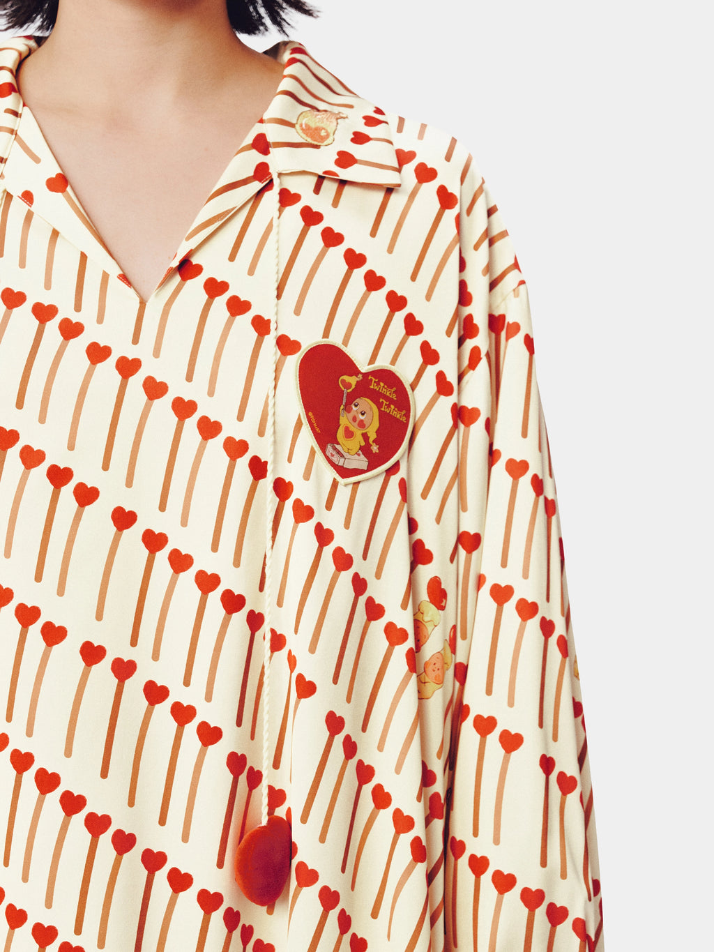 "tbh × TWINKLE TWINKLE" Satin Nightgown – The Perfect Match