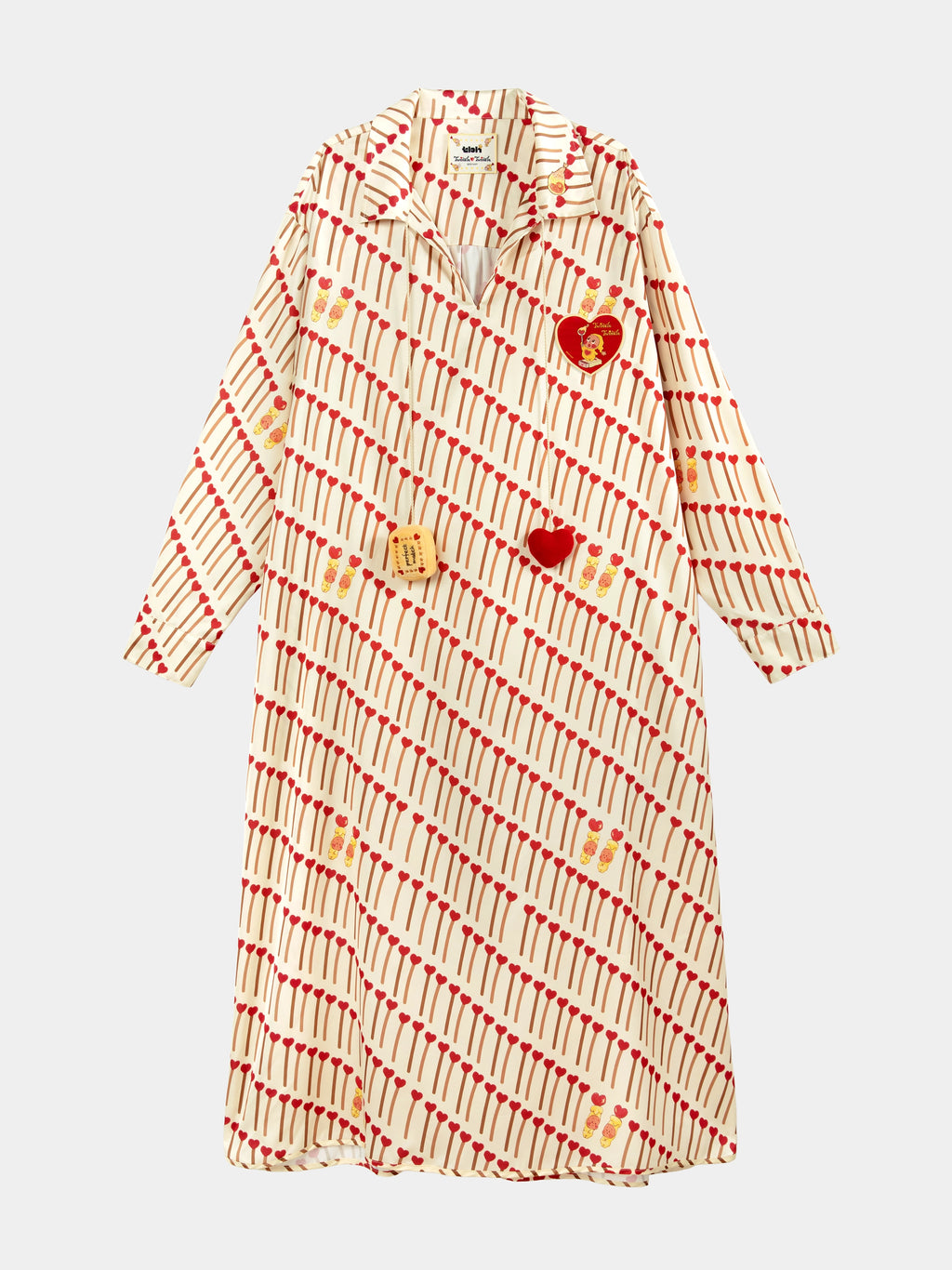 "tbh × TWINKLE TWINKLE" Satin Nightgown – The Perfect Match