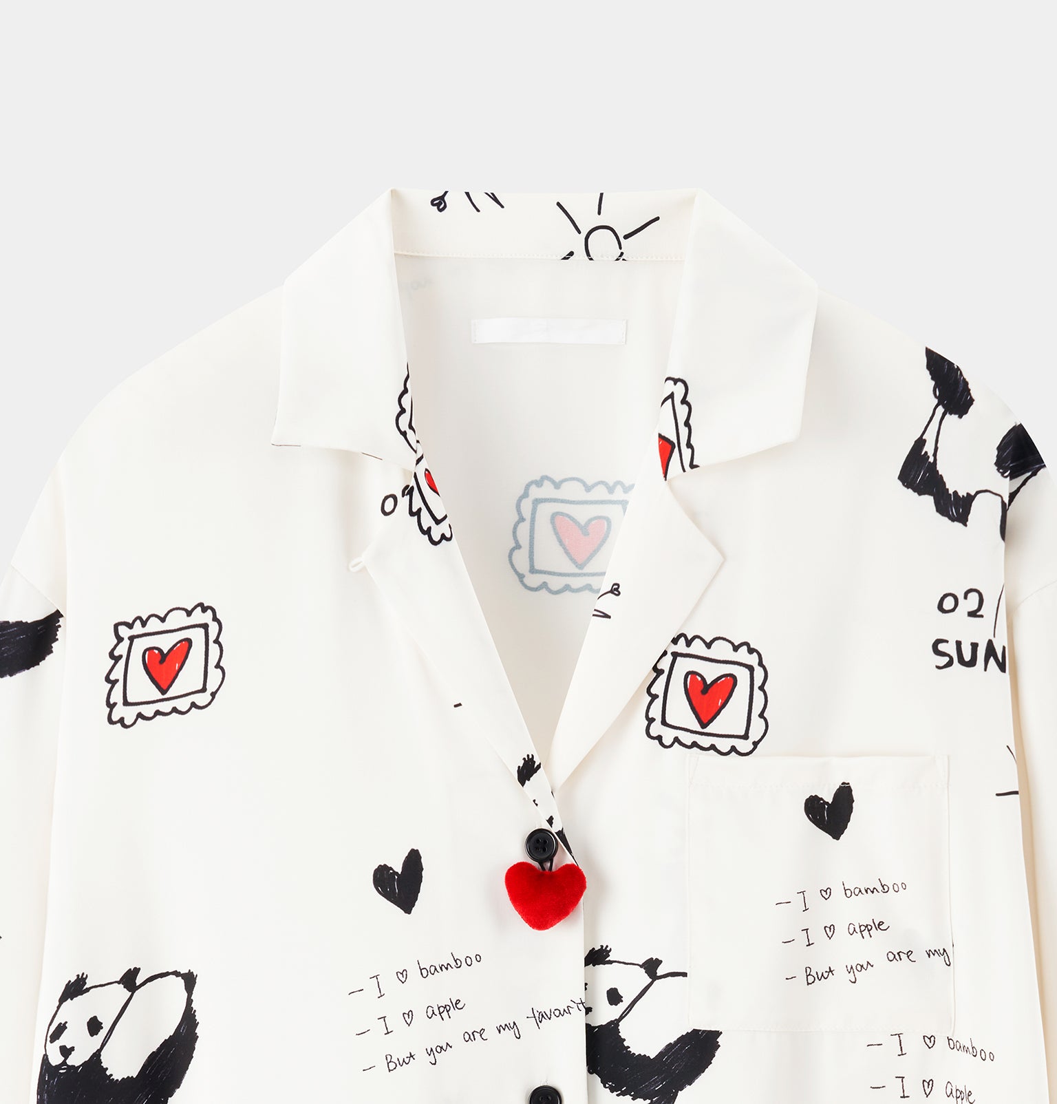 "Panda PomPom" Satin Loungewear Set – Flipped