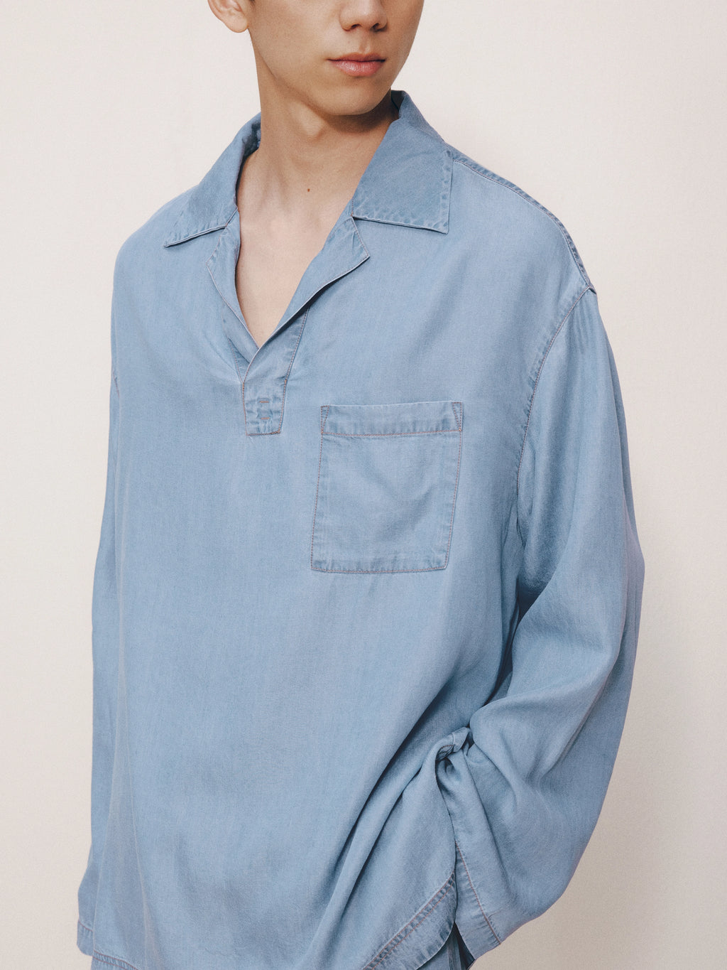 Tencel Loungewear Set – Light Wash