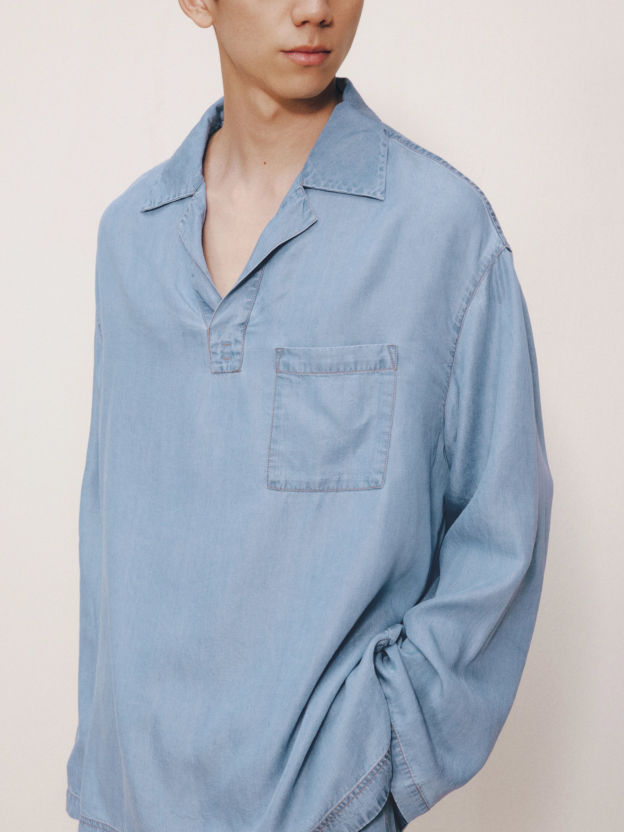Tencel Loungewear Set – Light Wash