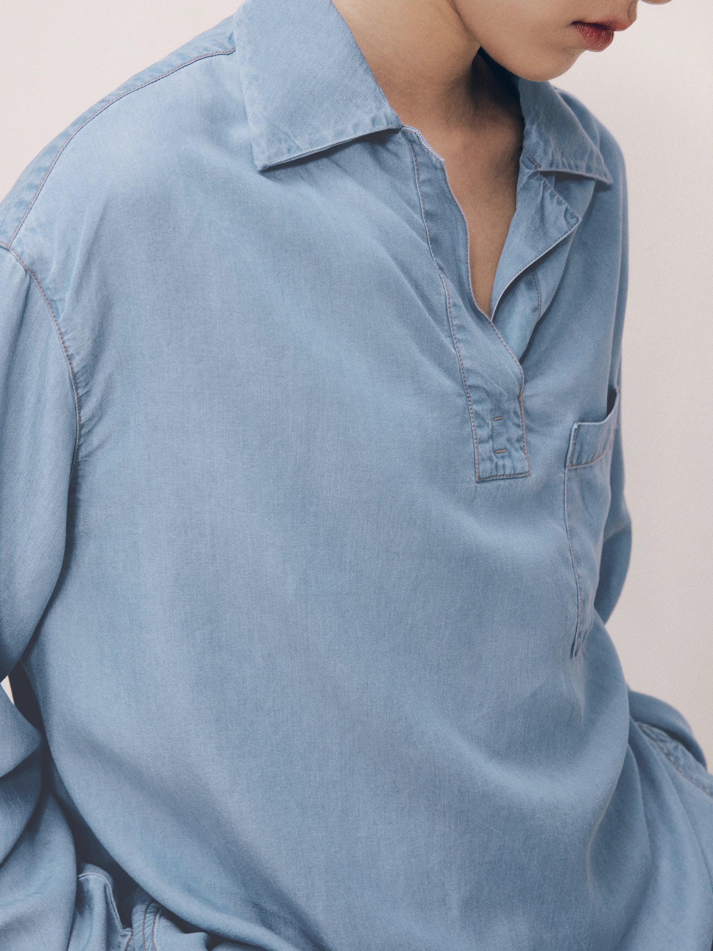 Tencel Loungewear Set – Light Wash