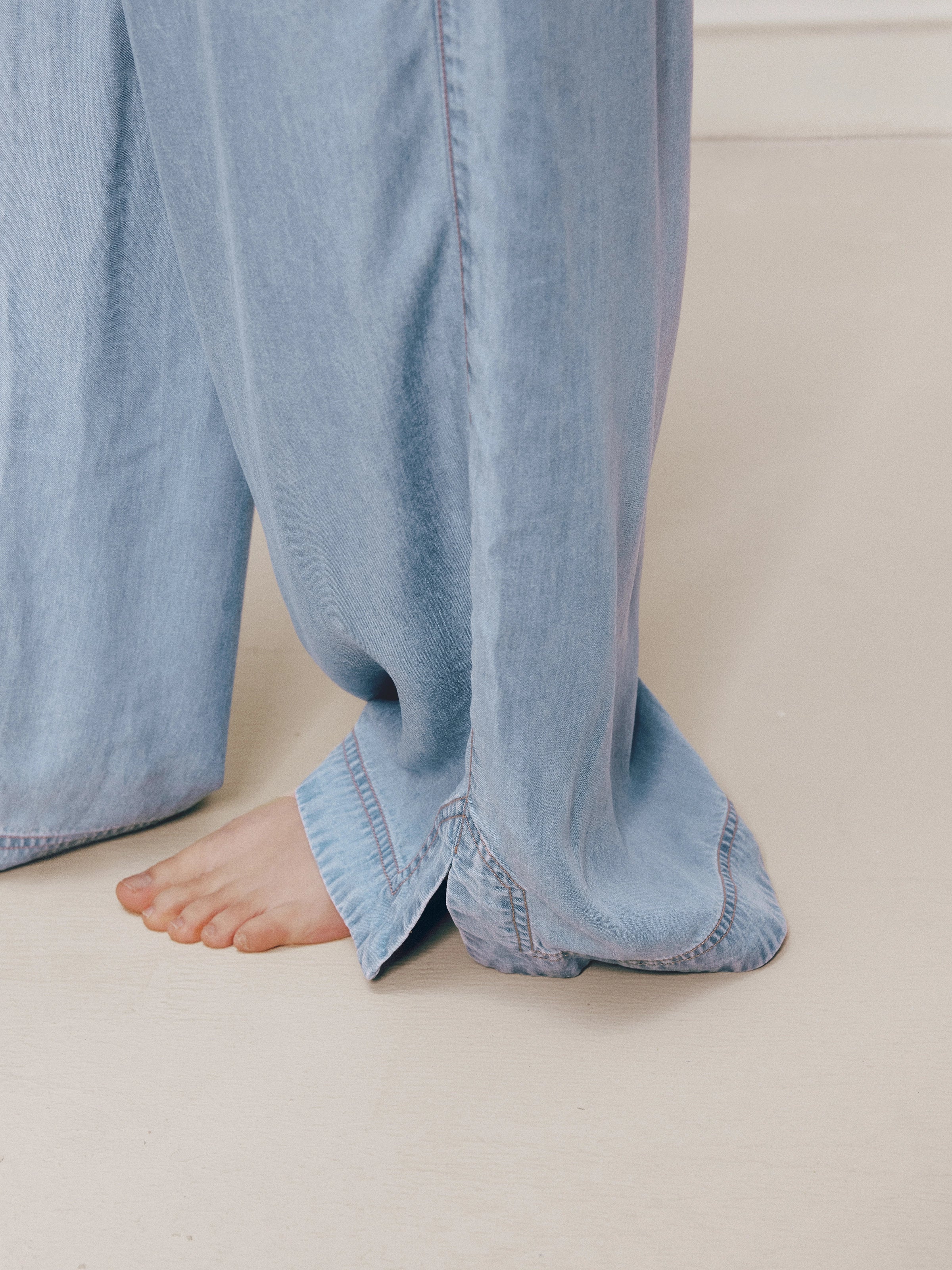 Tencel Loungewear Set – Light Wash