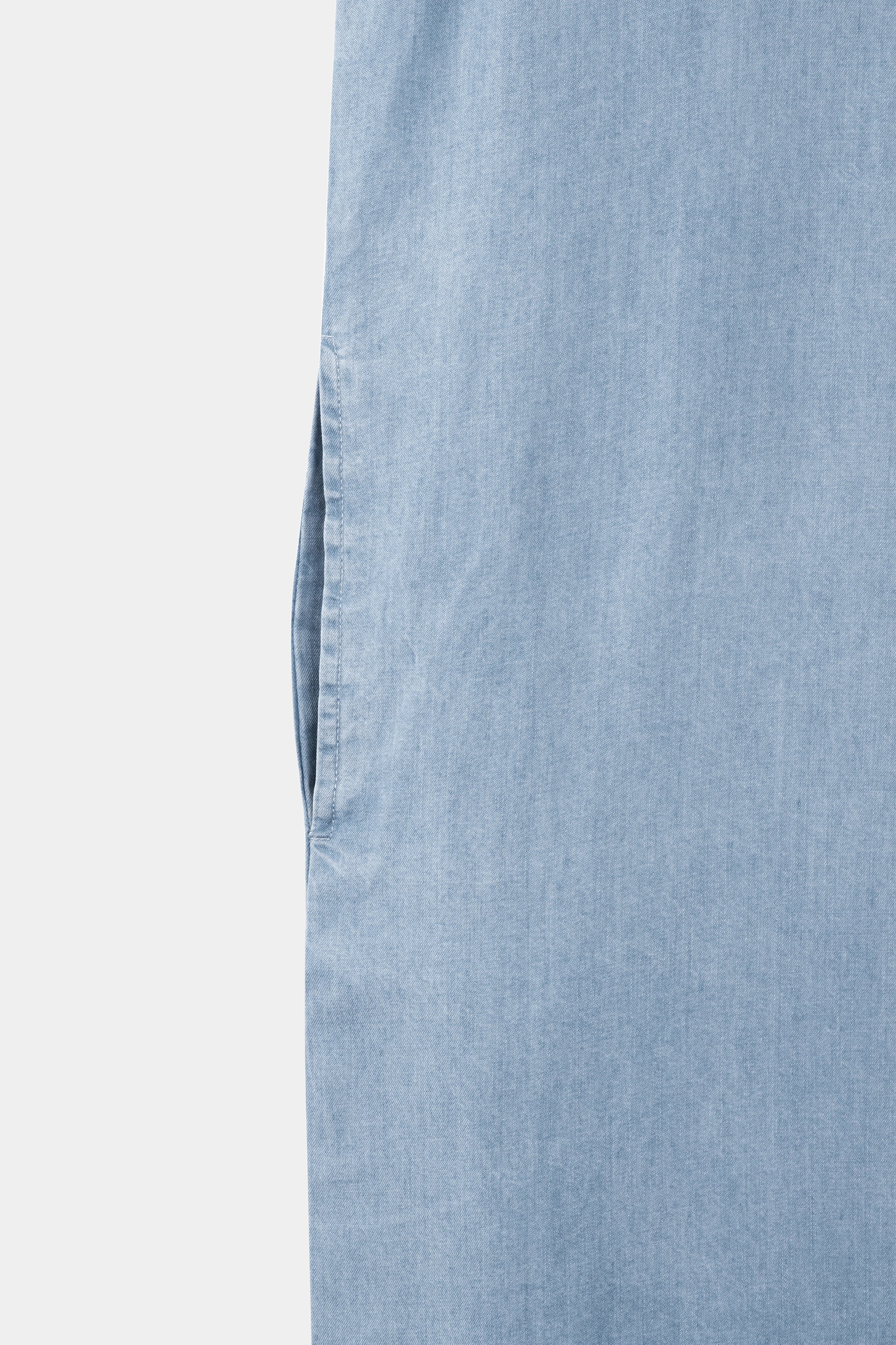 Tencel Short Sleeve Nightgown – Light Wash