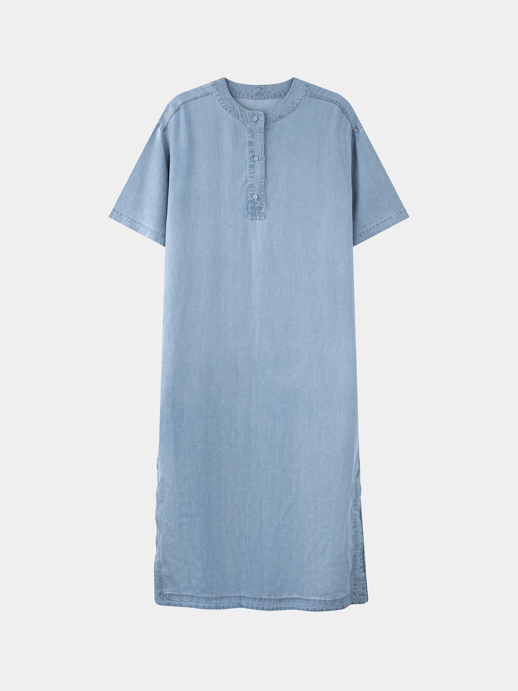 Tencel Short Sleeve Nightgown – Light Wash