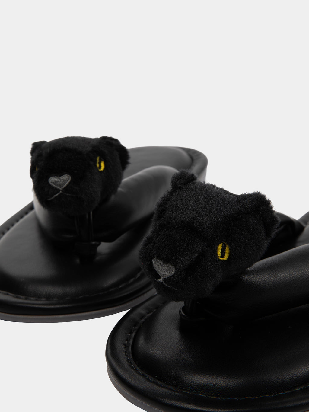 "Urban Jungle" Black Panther Flip-Flop Slippers