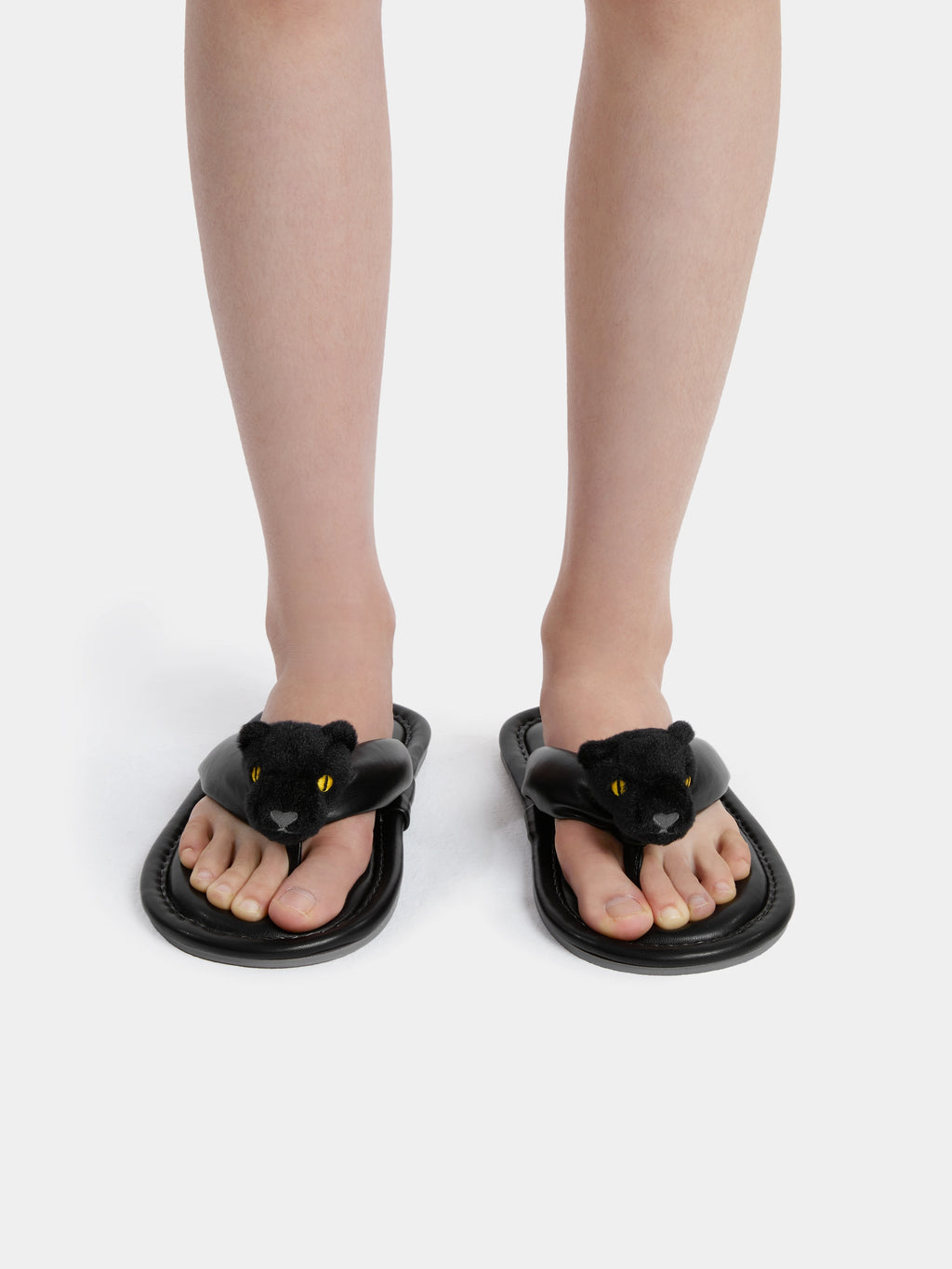 "Urban Jungle" Black Panther Flip-Flop Slippers