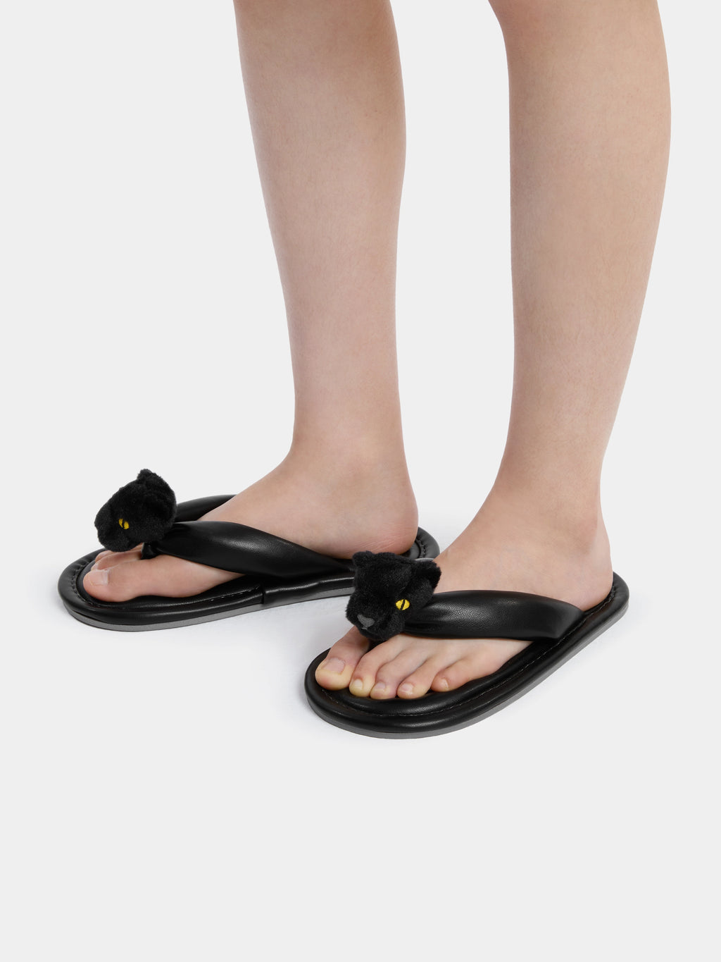 "Urban Jungle" Black Panther Flip-Flop Slippers