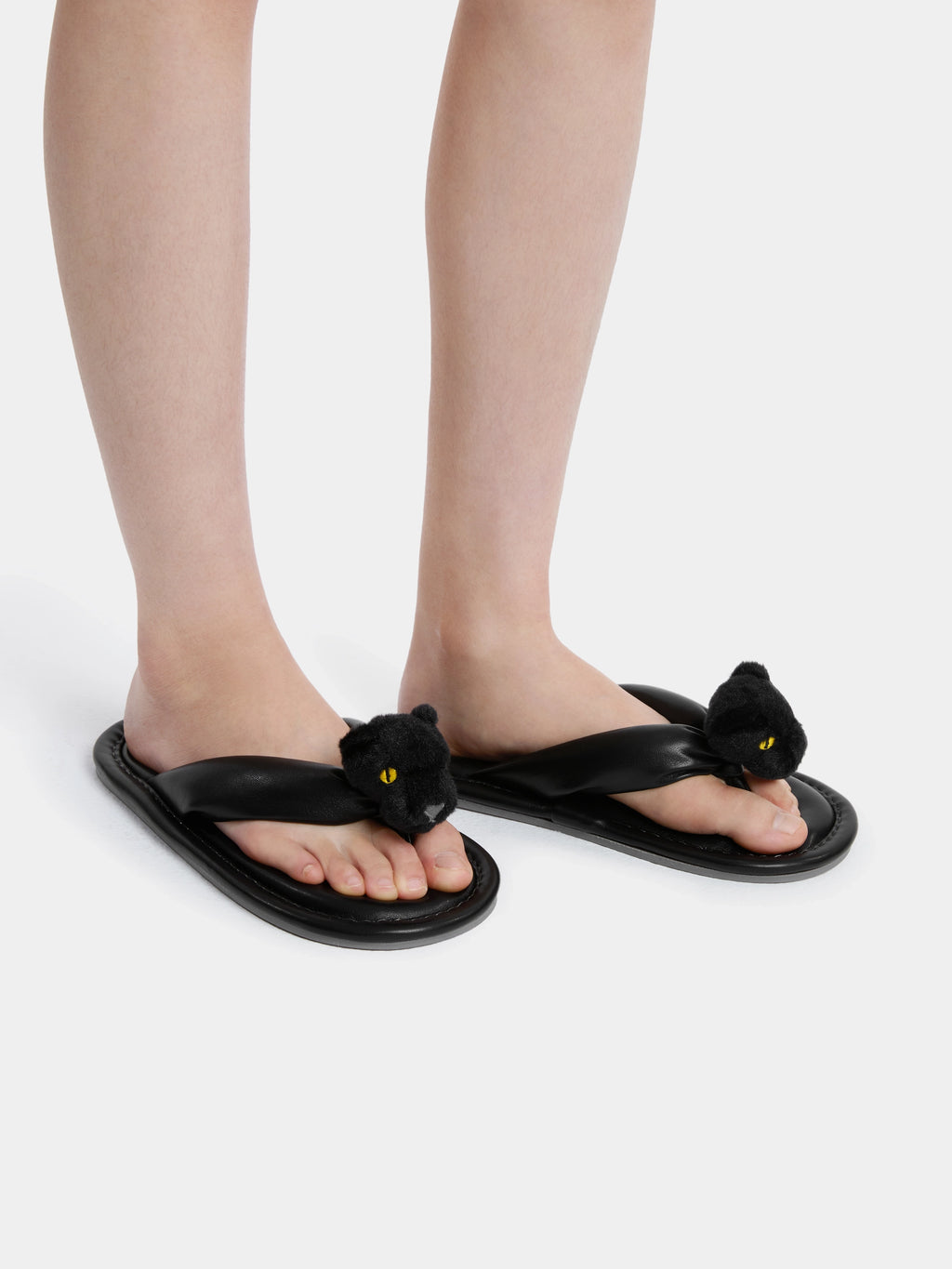 "Urban Jungle" Black Panther Flip-Flop Slippers