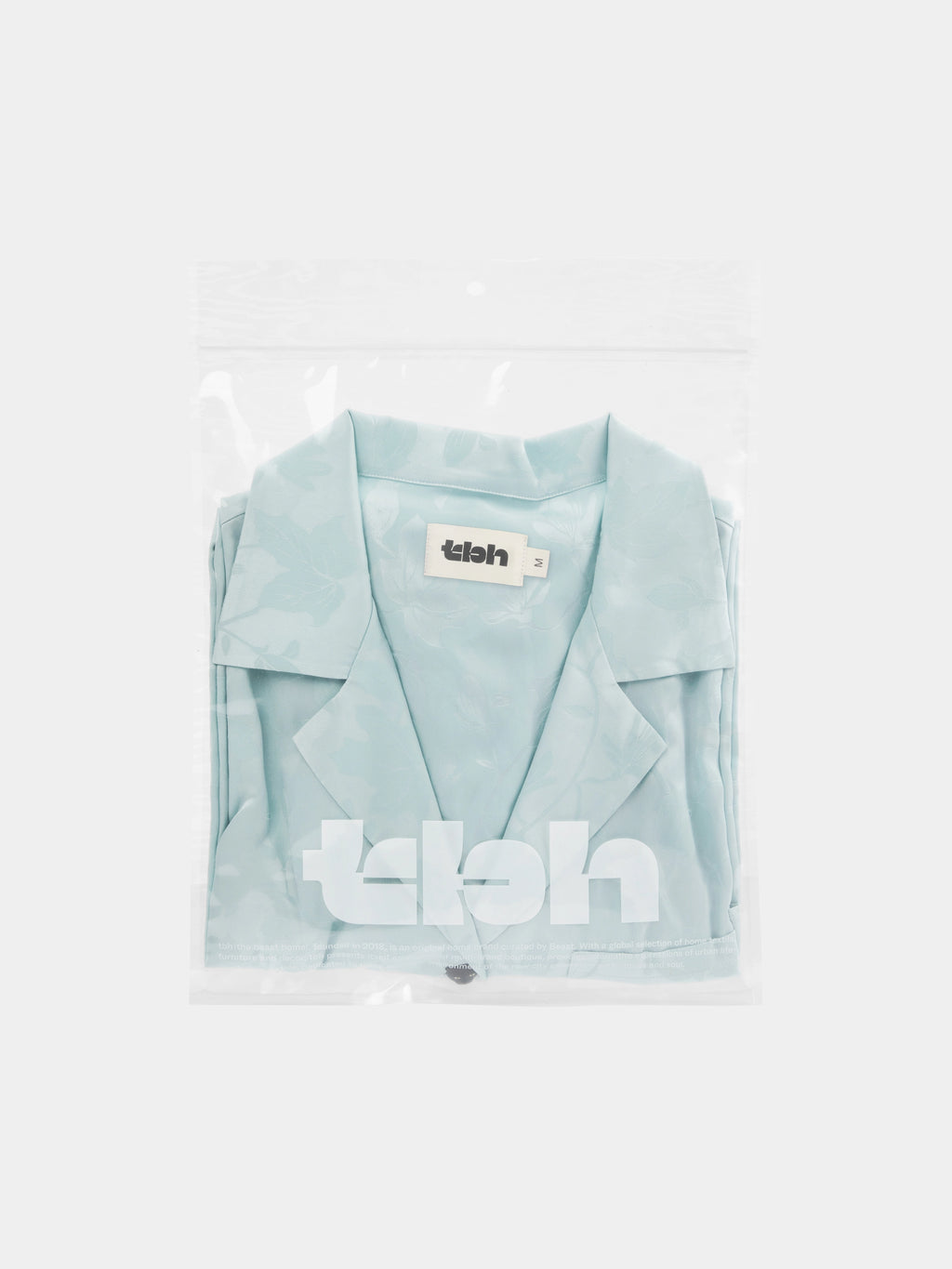"Urban Jungle" Black Panther Satin Jacquard Loungewear Set Short Sleeve & Shorts – Mist Blue