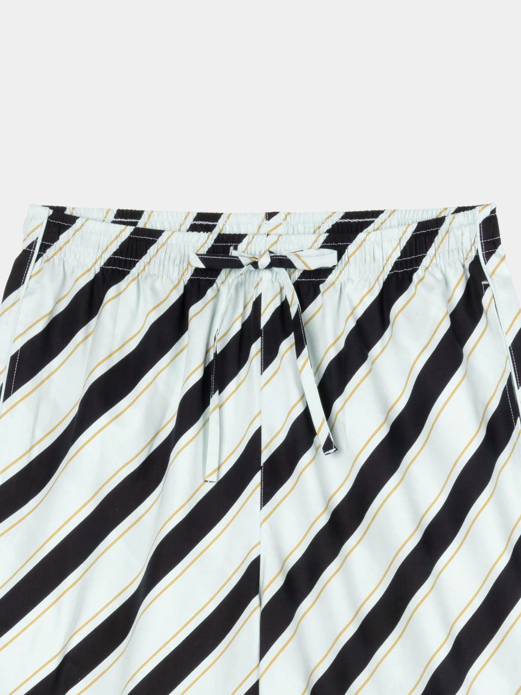 "Urban Jungle" Black Panther Tencel Cotton Blend Loungewear Set Long Sleeve – Blue & Black Stripes
