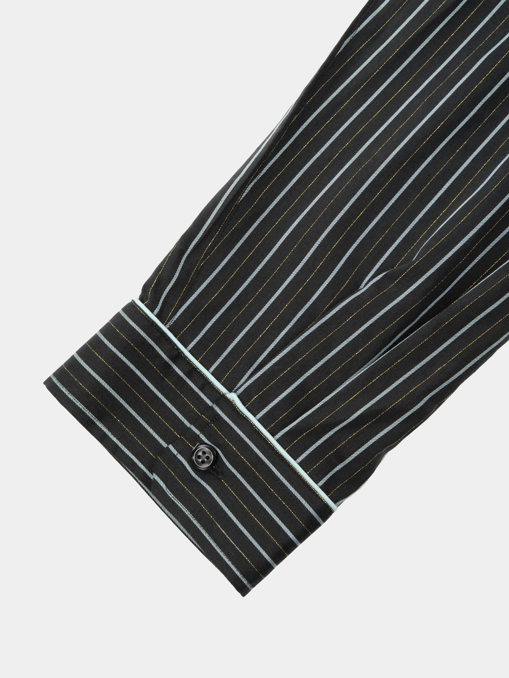 "Urban Jungle" Black Panther Tencel Cotton Blend Loungewear Set Long Sleeve – Dark Gold Stripes