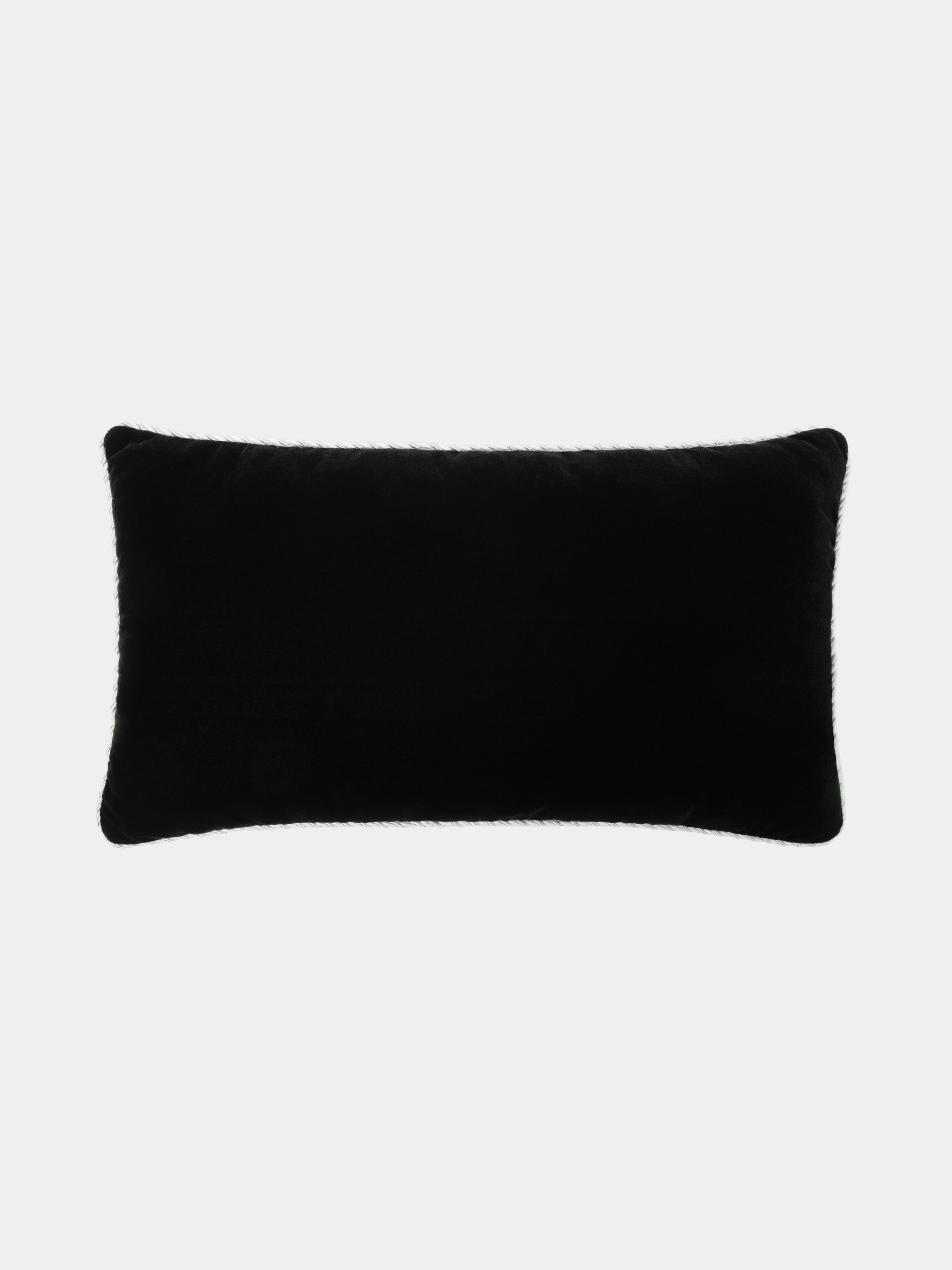 "Urban Jungle" Black Panther Embroidered Cushion – Black Panther & Magnolia