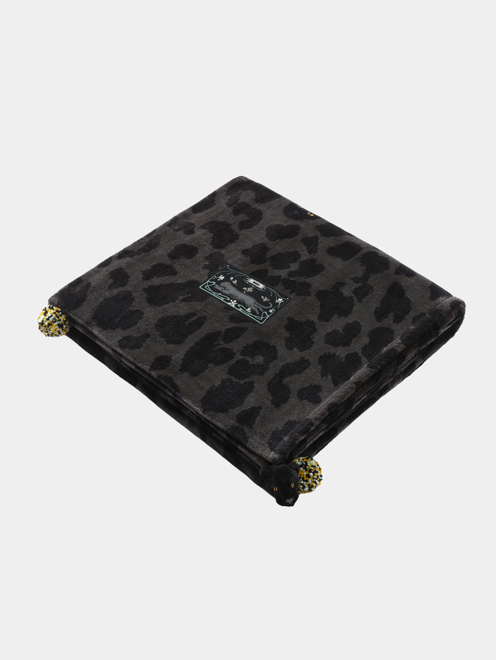"Urban Jungle" Black Panther Flannel Blanket – Black Leopard