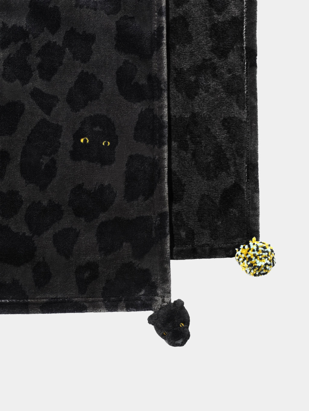 "Urban Jungle" Black Panther Flannel Blanket – Black Leopard