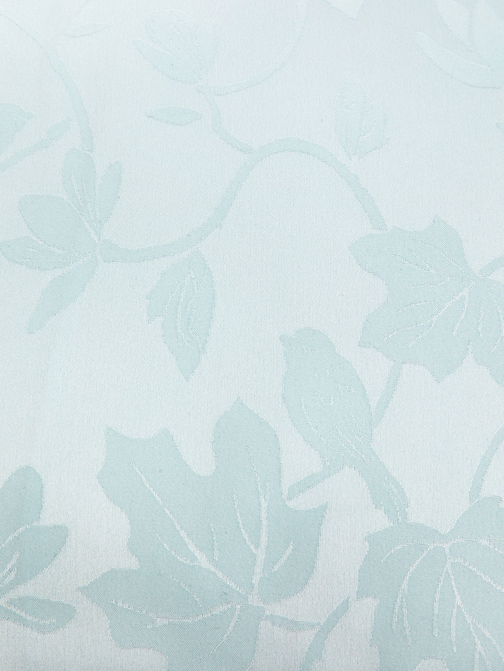 "Urban Jungle" Black Panther Jacquard Cushion – Mist Blue