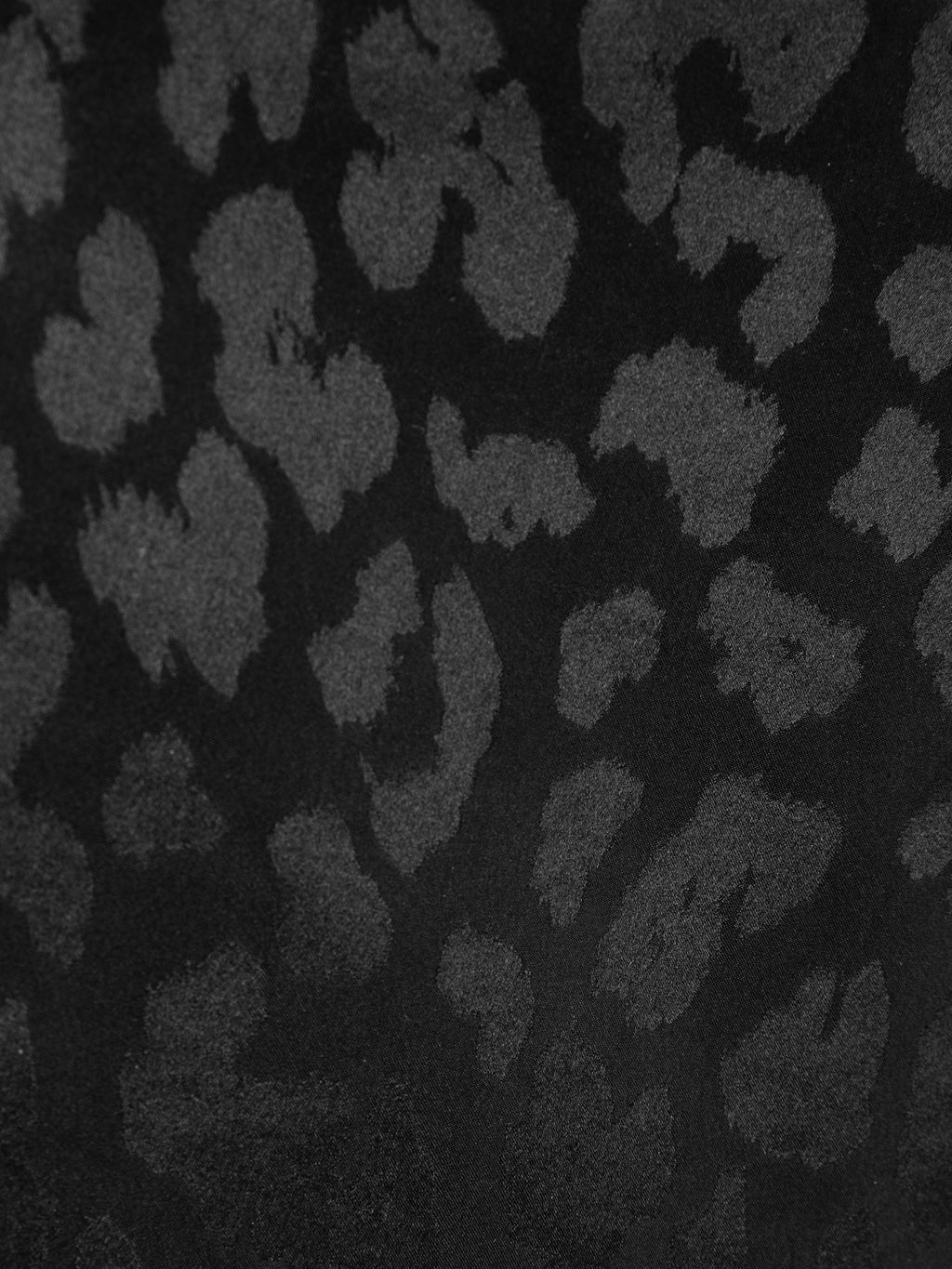 "Urban Jungle" Black Panther Machine-Washable Silk Tote Bag – Black Leopard