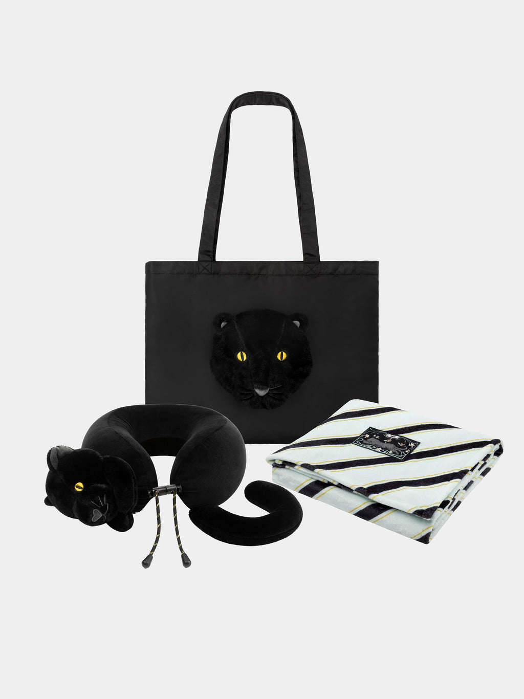 "Urban Jungle" Black Panther Travel Nap Set