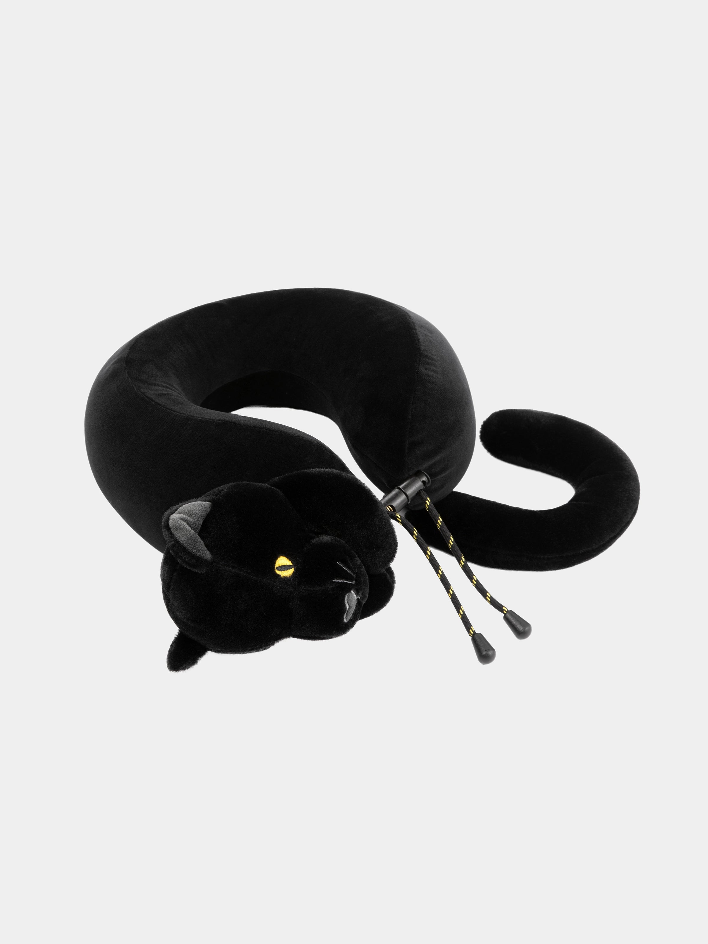 "Urban Jungle" Black Panther Upgraded Hooded Neck Pillow