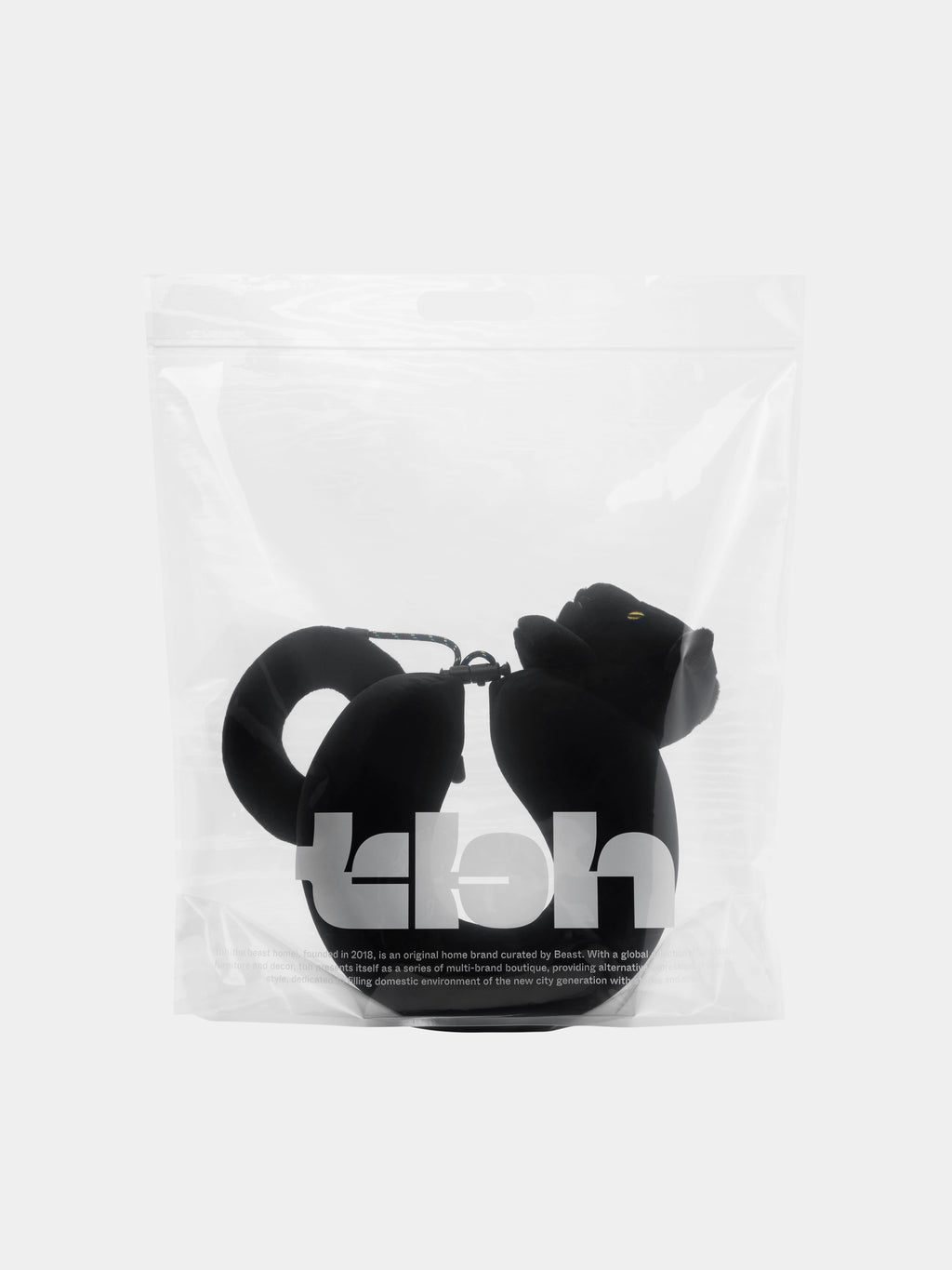 "Urban Jungle" Black Panther Upgraded Hooded Neck Pillow