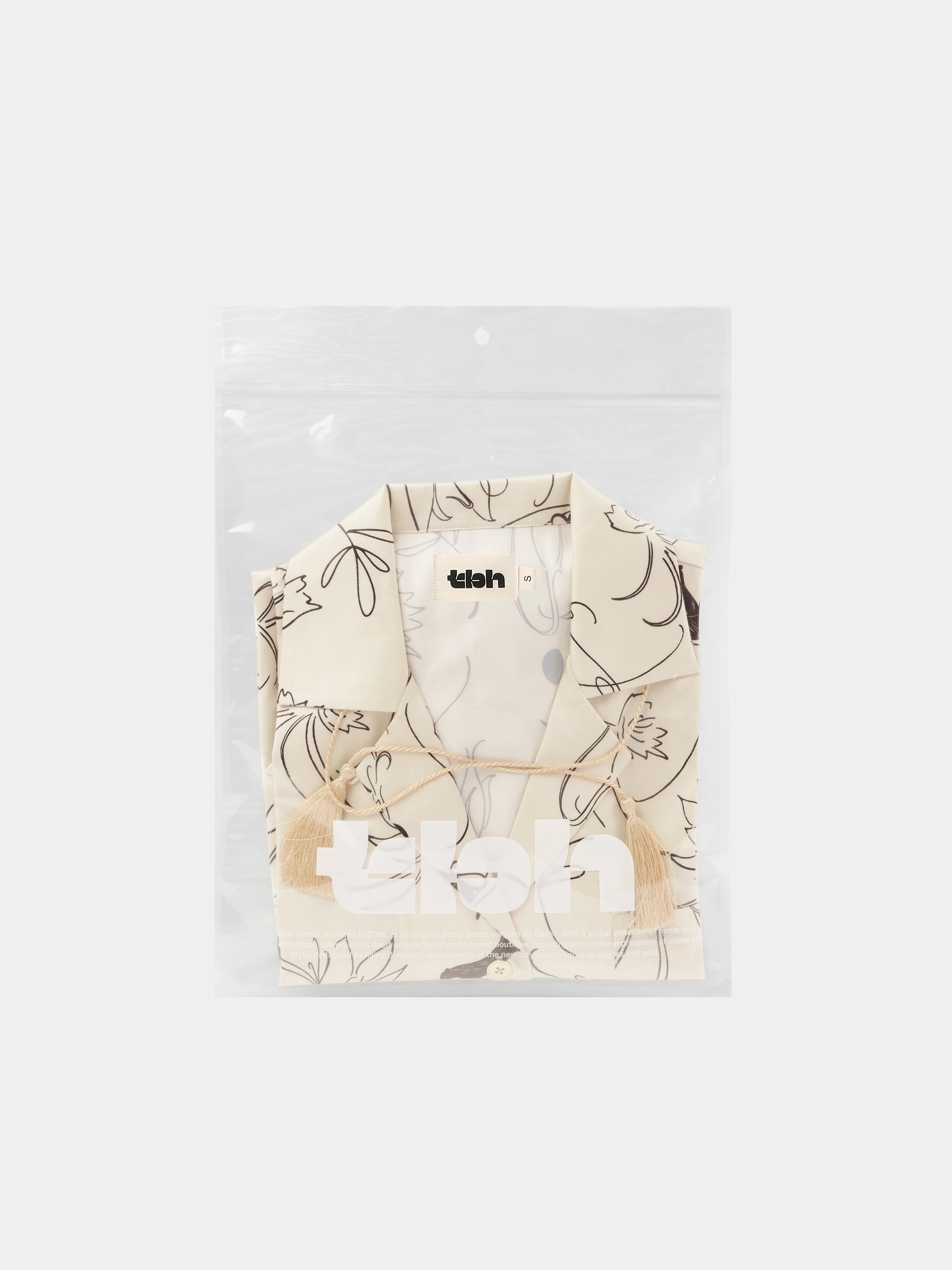 "Urban Jungle" Satin Loungewear Set Short Sleeve – Dune Gold