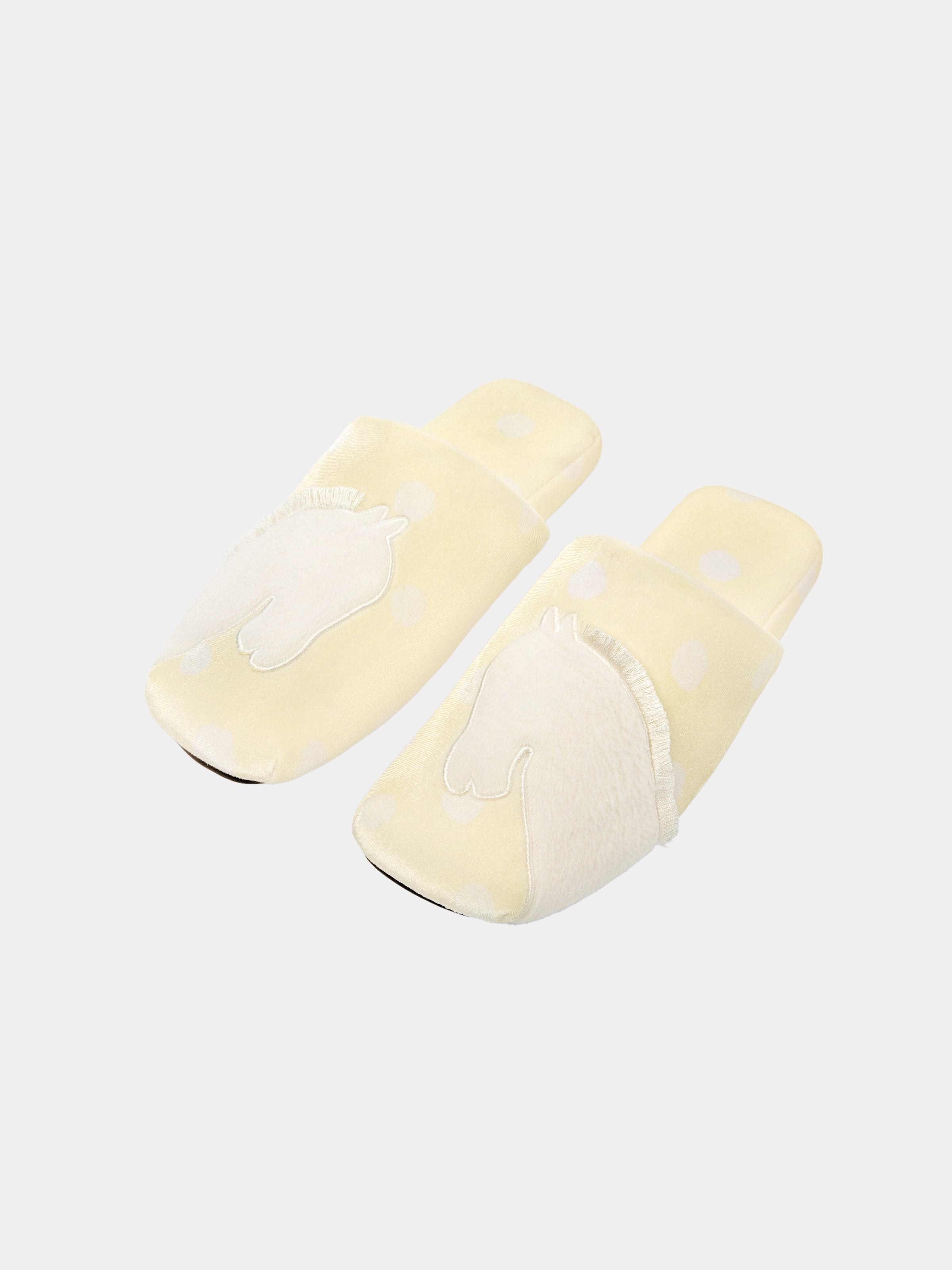 "Year of the Horse" Velvet Slippers – Polka Dot Horse